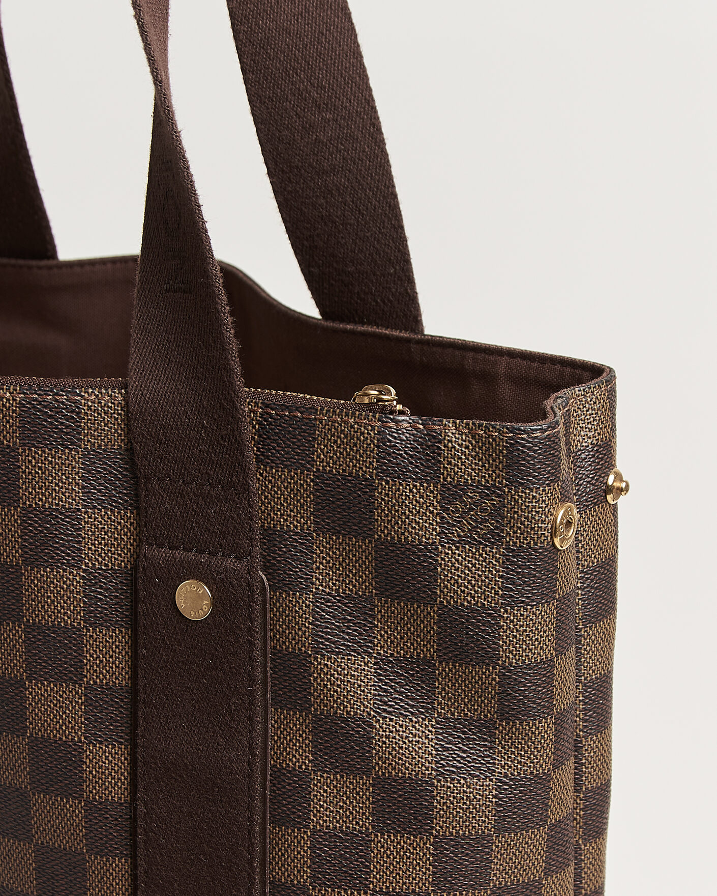 Homme | Pre-Owned & Vintage Bags | Louis Vuitton Pre-Owned | Cabas Bobur Tote Bag Damier Ebene
