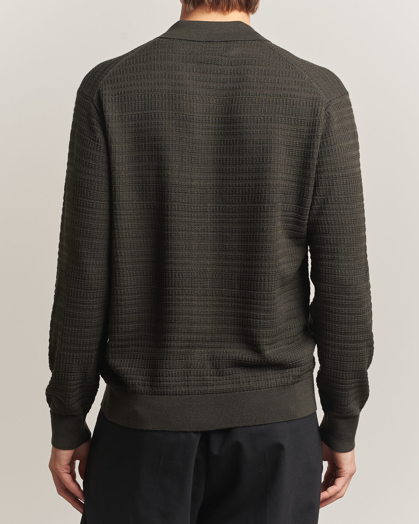 Homme | Pulls Et Tricots | NN07 | Nate Wool Knitted Cardigan Dark Army
