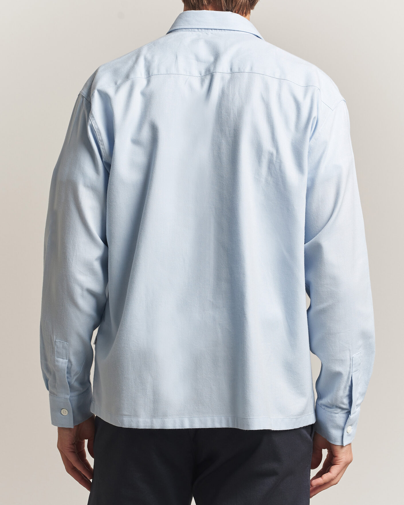 Homme | Chemises | NN07 | Deon Brushed Light Flannel Shirt Sky Mist