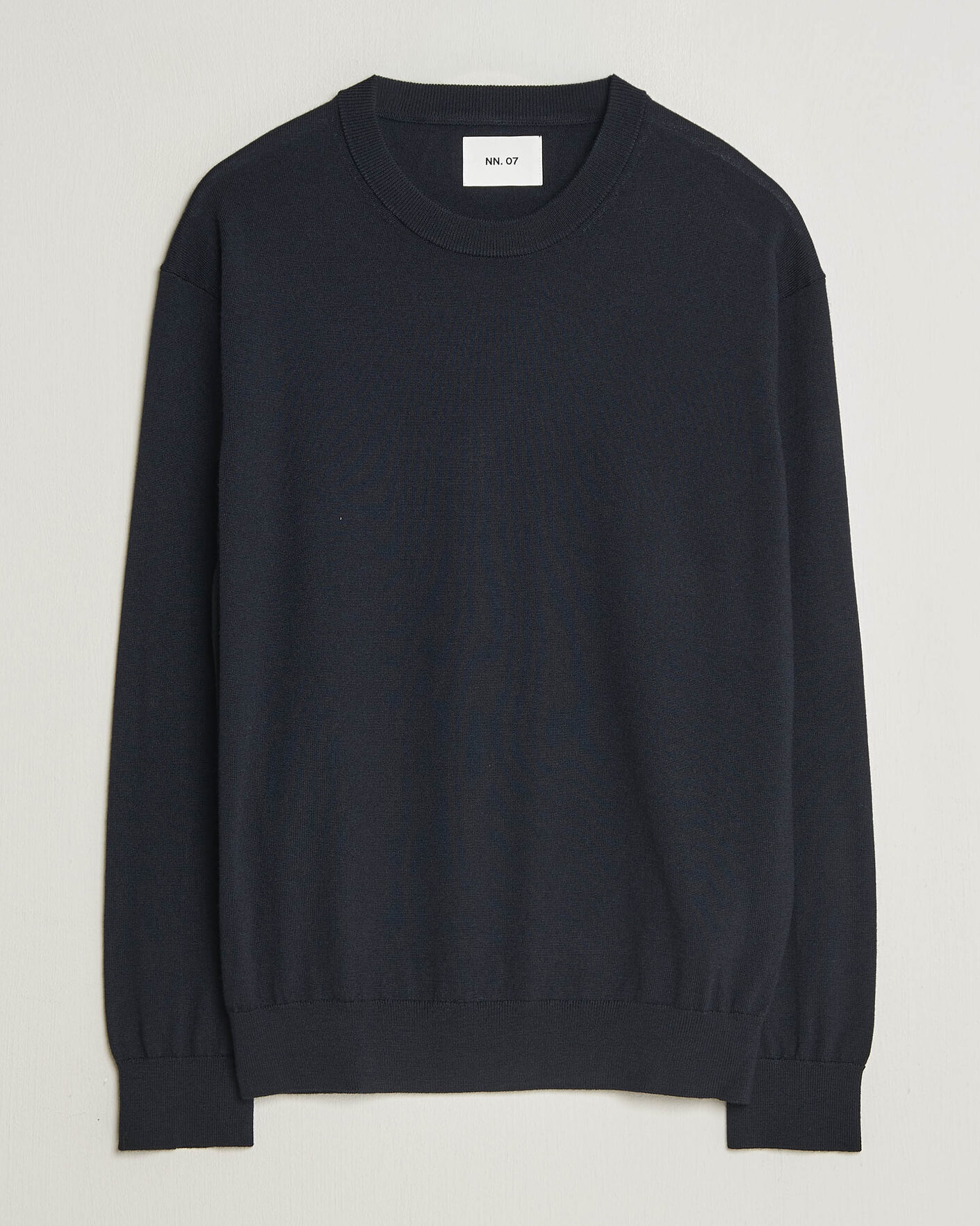 Homme | Pulls Et Tricots | NN07 | Nate Wool Knitted Crew Neck Deep Navy