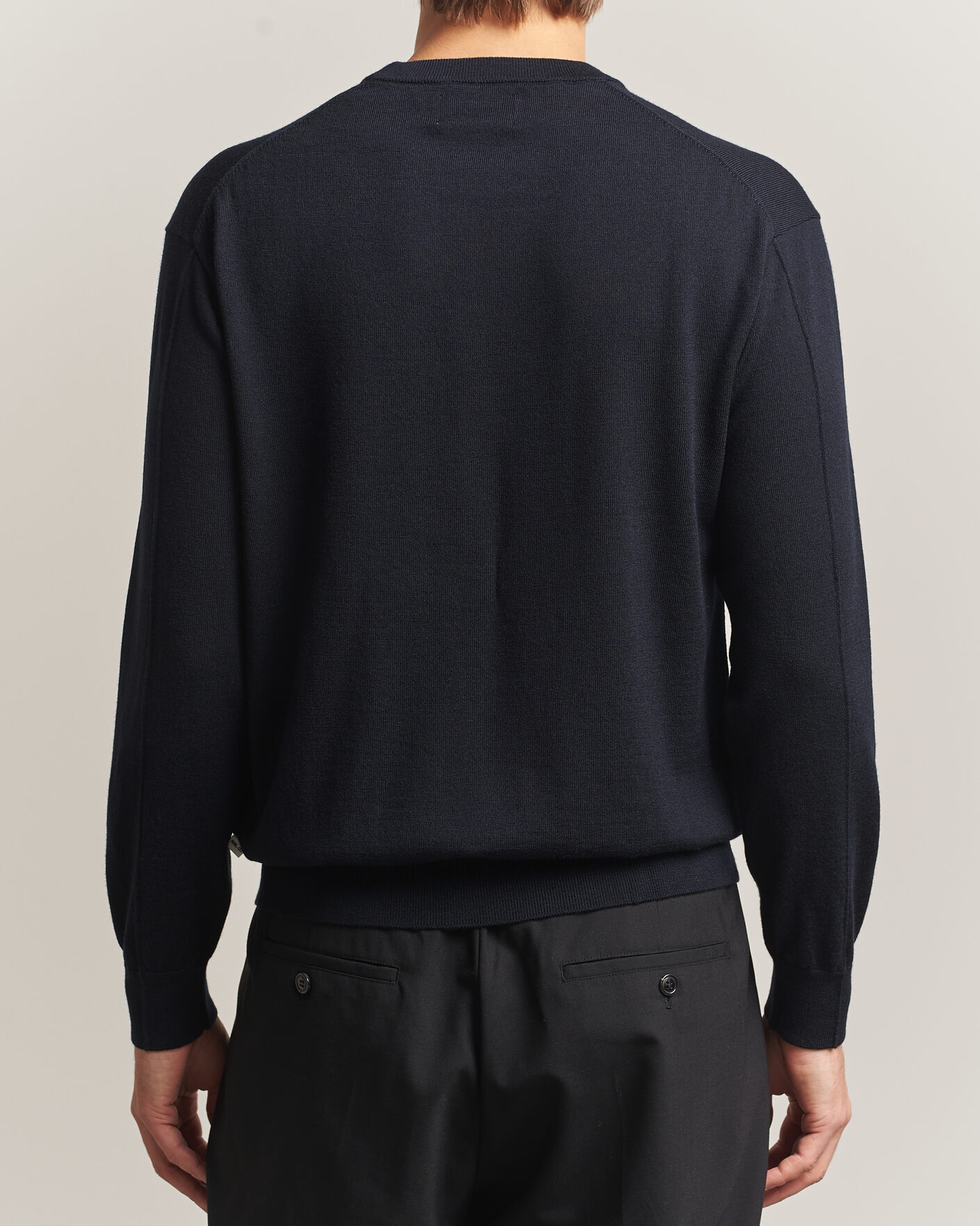 Homme | Pulls Et Tricots | NN07 | Nate Wool Knitted Crew Neck Deep Navy