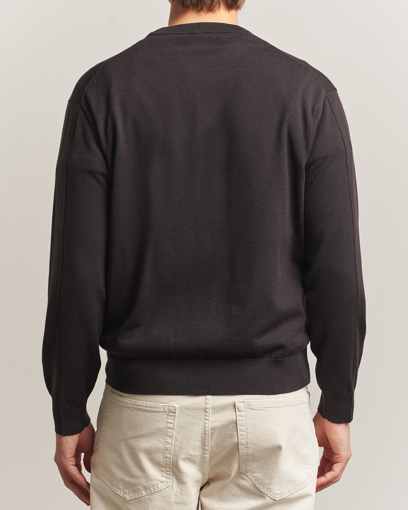 Homme | Pulls Et Tricots | NN07 | Nate Wool Knitted Crew Neck Deep Truffle