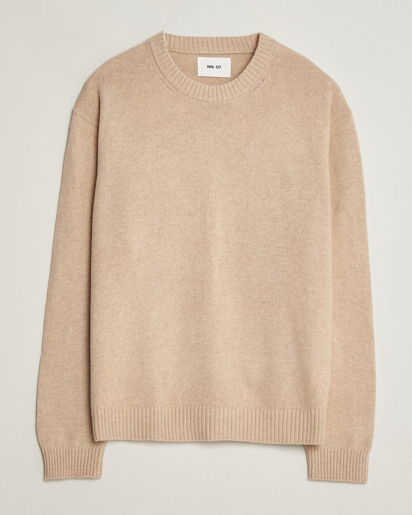 Homme | Pulls Et Tricots | NN07 | Russel Wool/Cotton Knitted Sweater Ecru