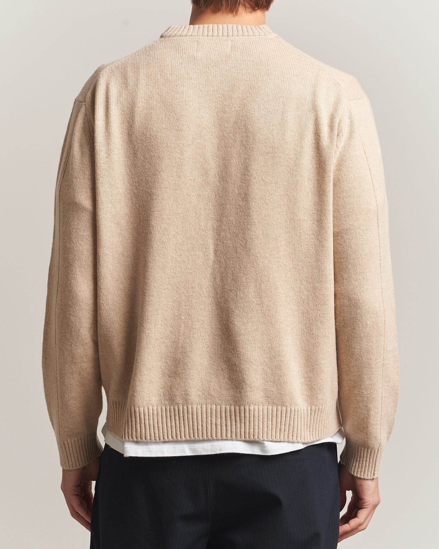 Homme | Pulls Et Tricots | NN07 | Russel Wool/Cotton Knitted Sweater Ecru