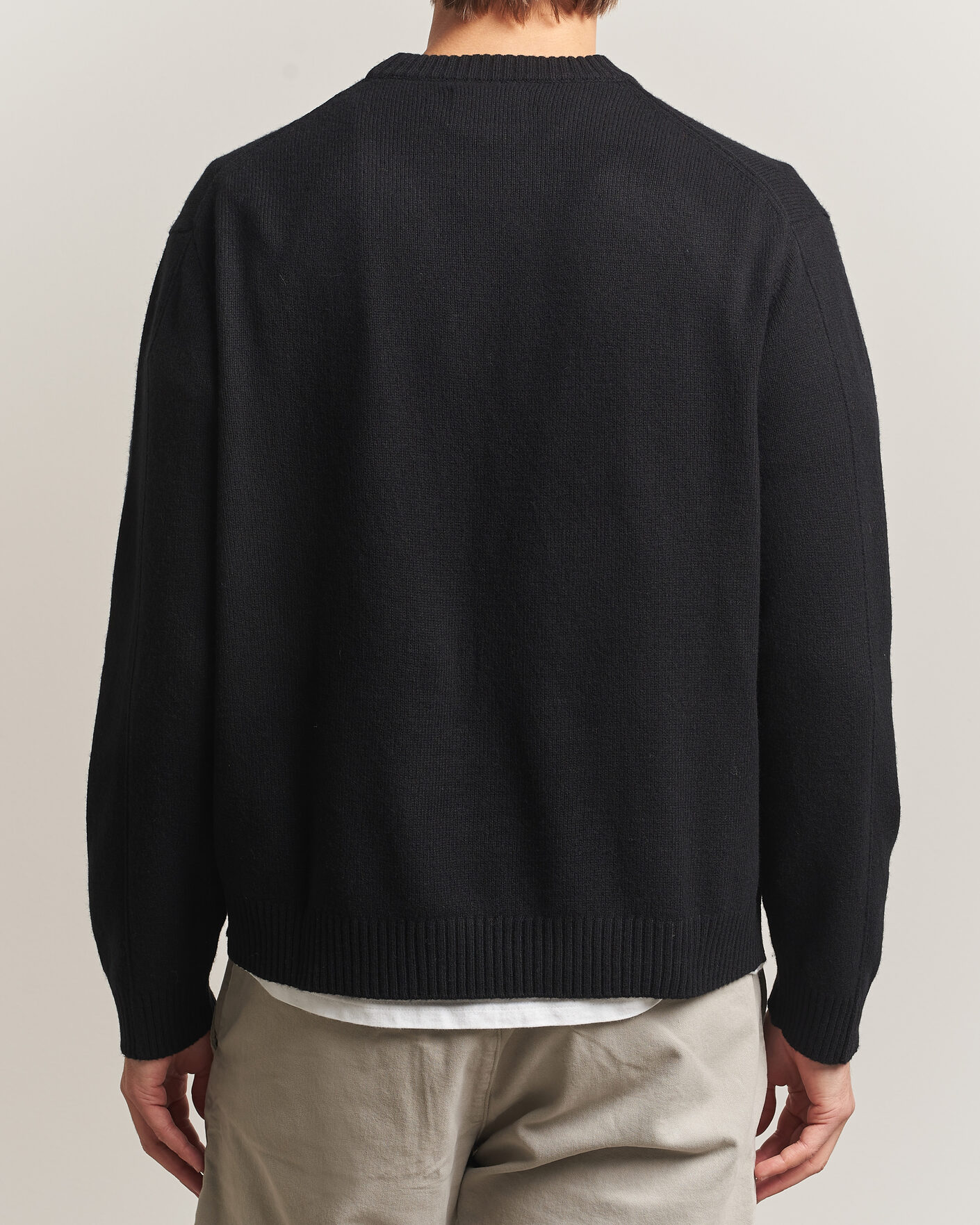 Homme | Pulls Et Tricots | NN07 | Russel Wool/Cotton Knitted Sweater Black