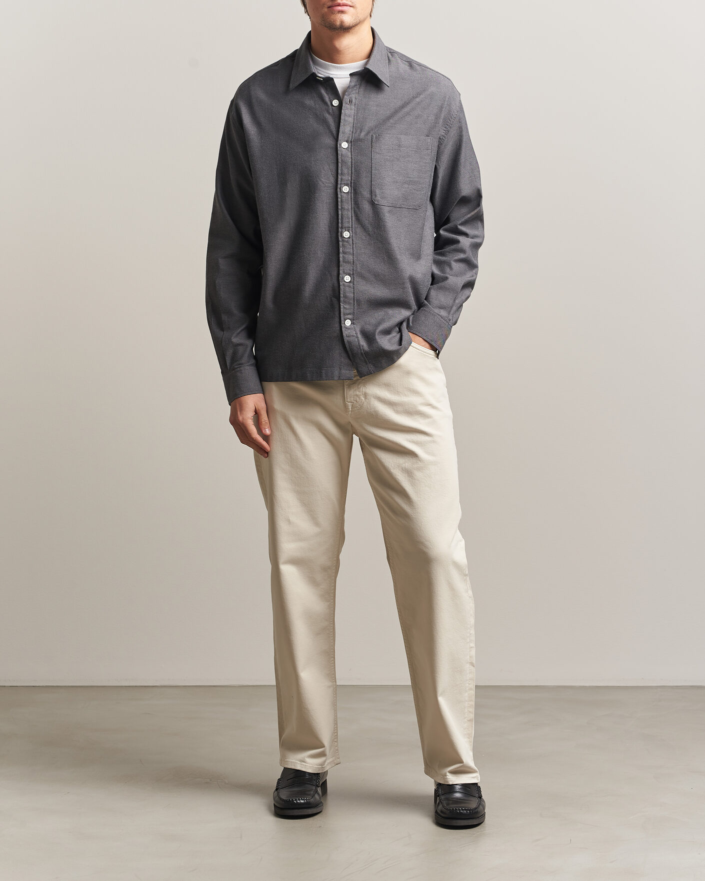 Homme | Pantalons | NN07 | Otis Relaxed Fit 5-Pocket Pants Ivory