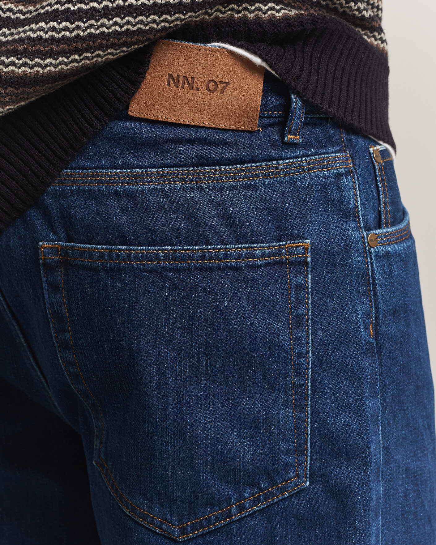 Homme | Pantalons | NN07 | Otis Relaxed Fit Selvedge Jeans Medium Indigo