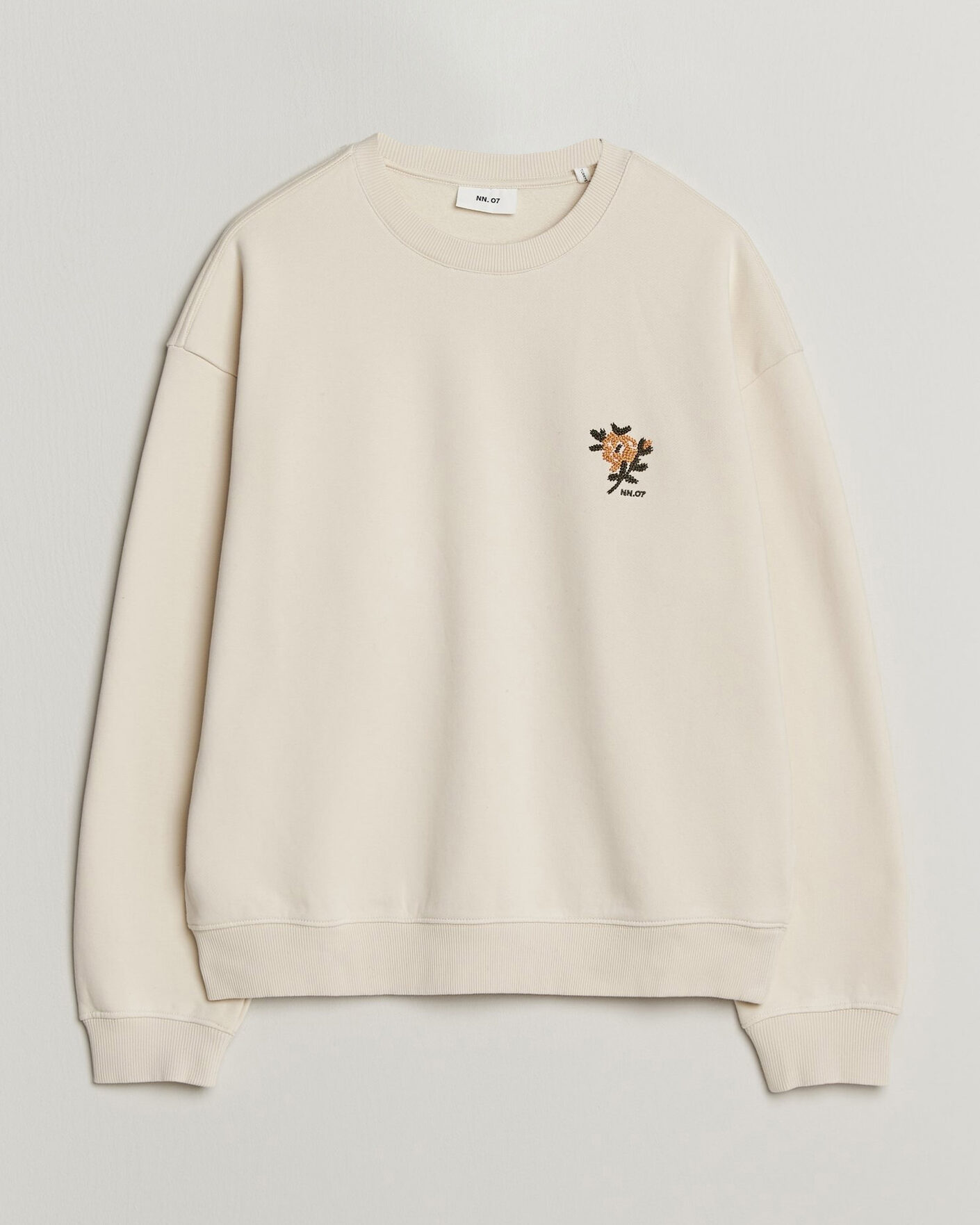 Homme | Pulls Et Tricots | NN07 | David Embroidered Sweatshirt Ivory