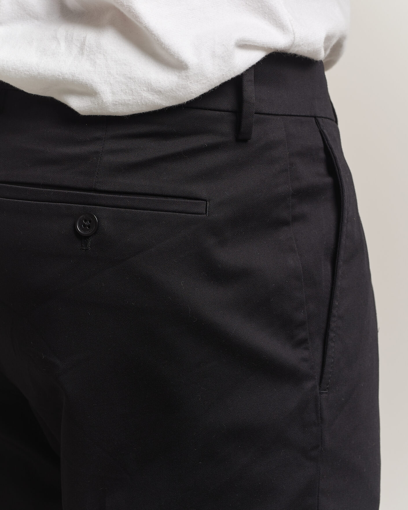 Homme | Pantalons | NN07 | Bill Pleated Cotton Chinos Black