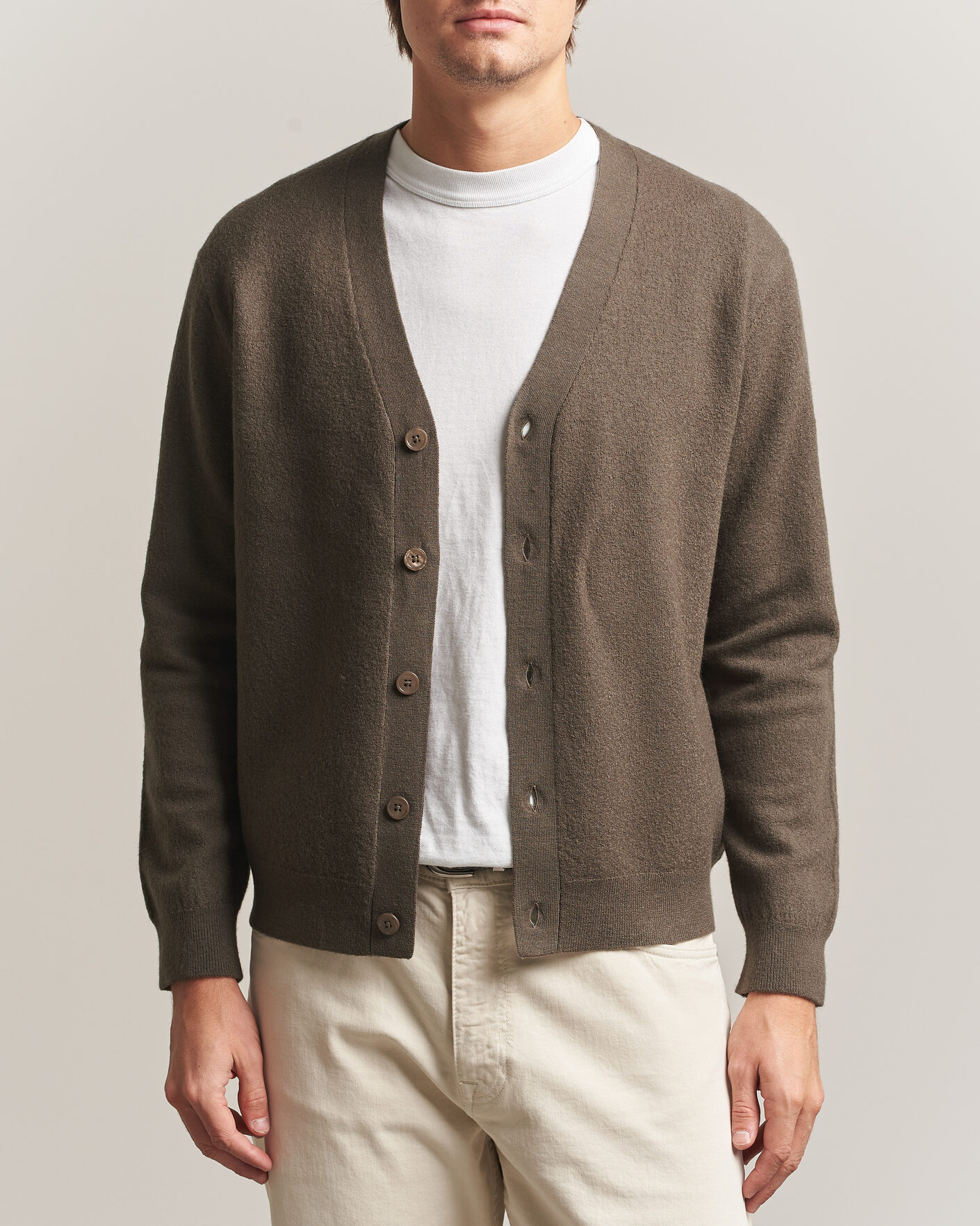 Homme | Pulls Et Tricots | NN07 | Jasper Wool Knitted Cardigan Mable Husk