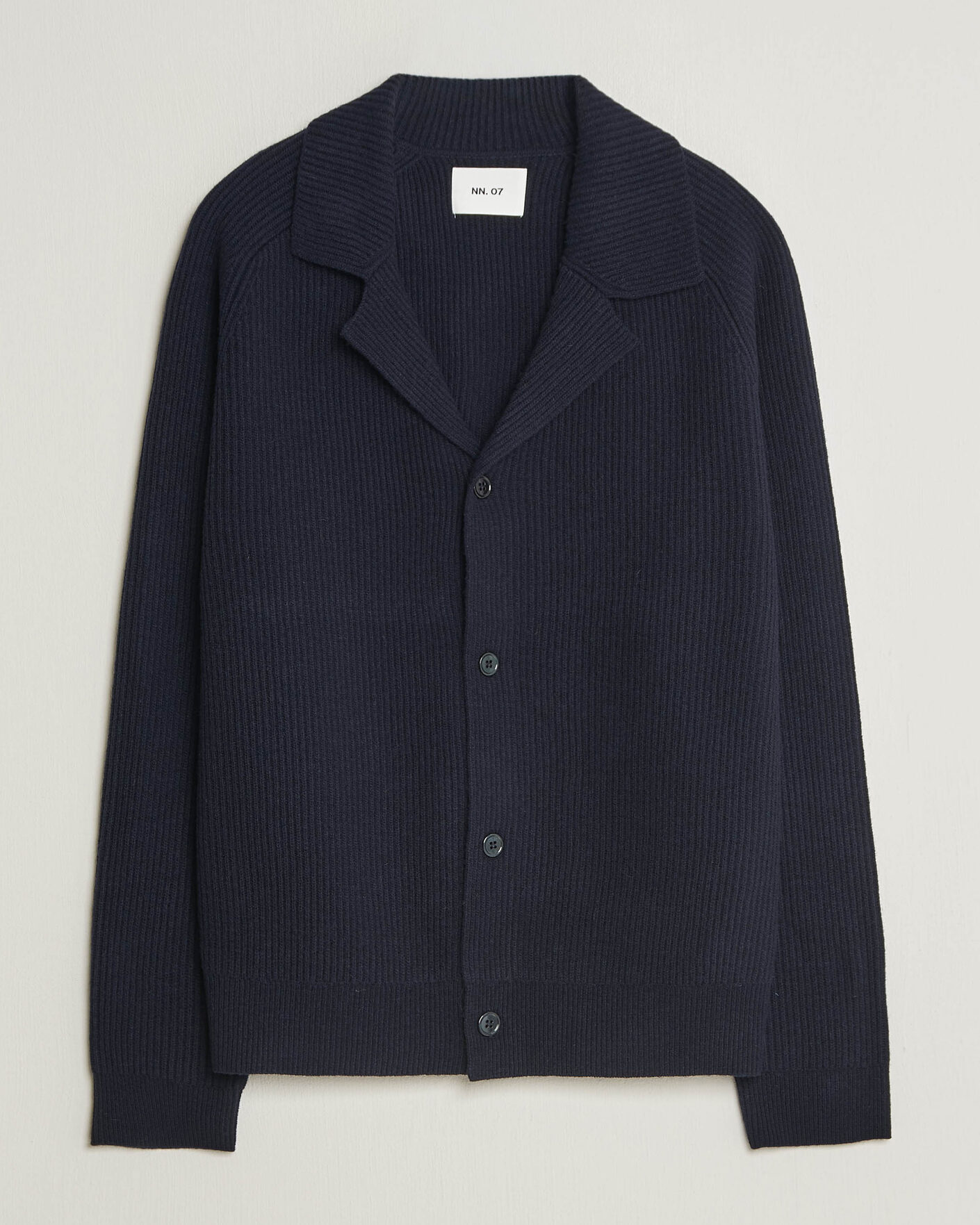 Homme | Pulls Et Tricots | NN07 | Shane Wool Knitted Cardigan Navy Blue