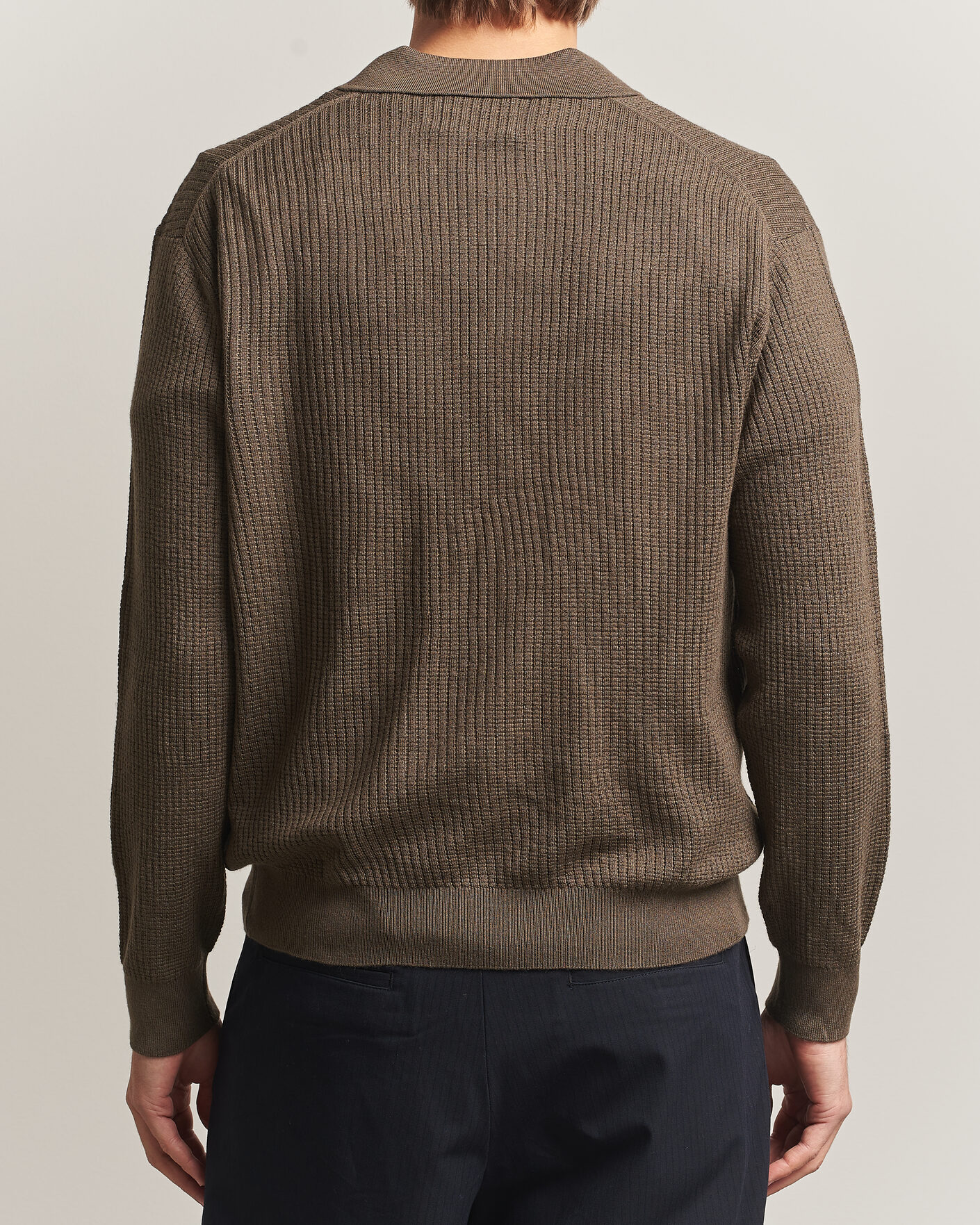 Homme | Pulls Et Tricots | NN07 | Nate Wool Knitted Polo Mable Husk