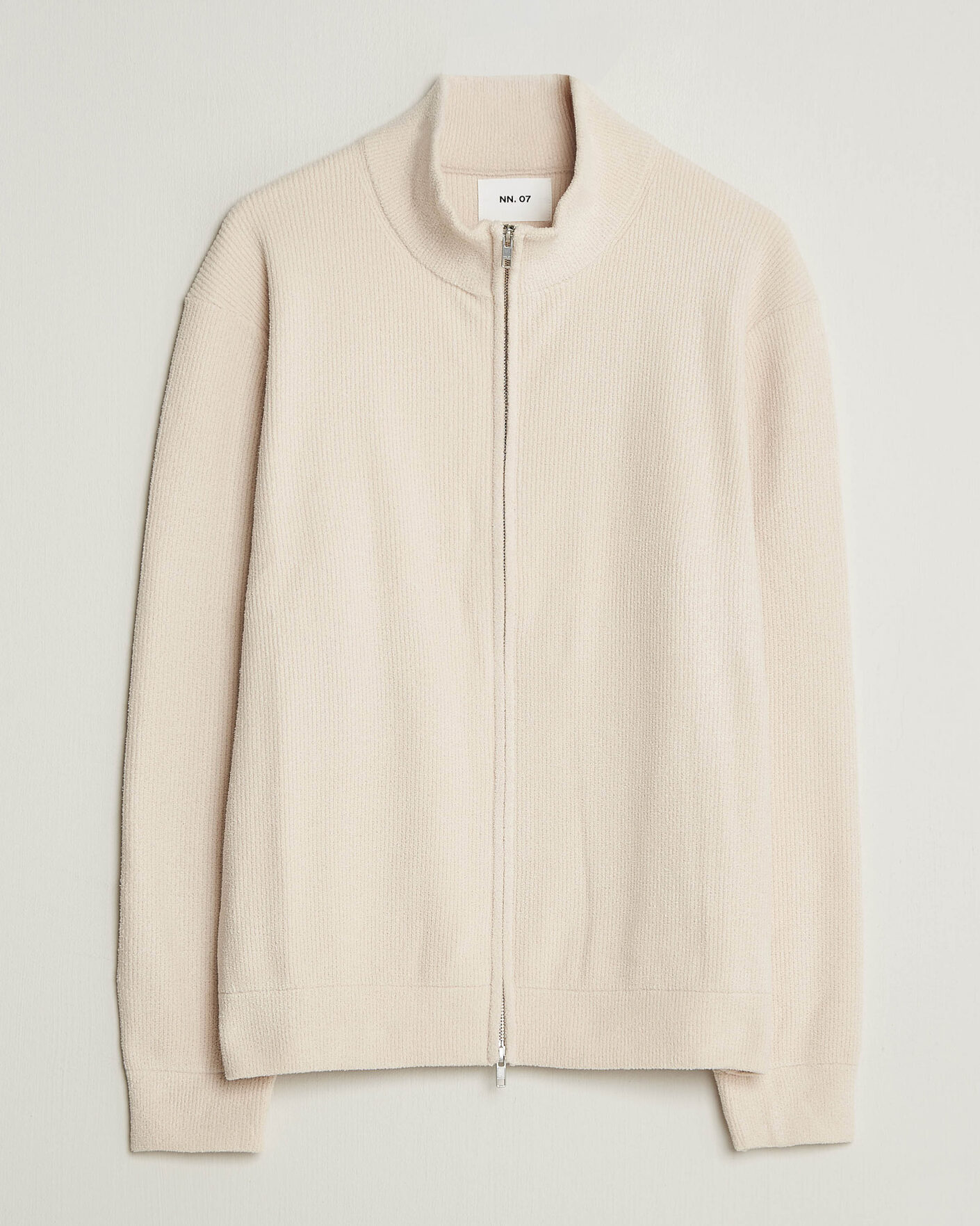 Homme | Pulls Et Tricots | NN07 | Danny Rib Knitted Full Zip Ivory