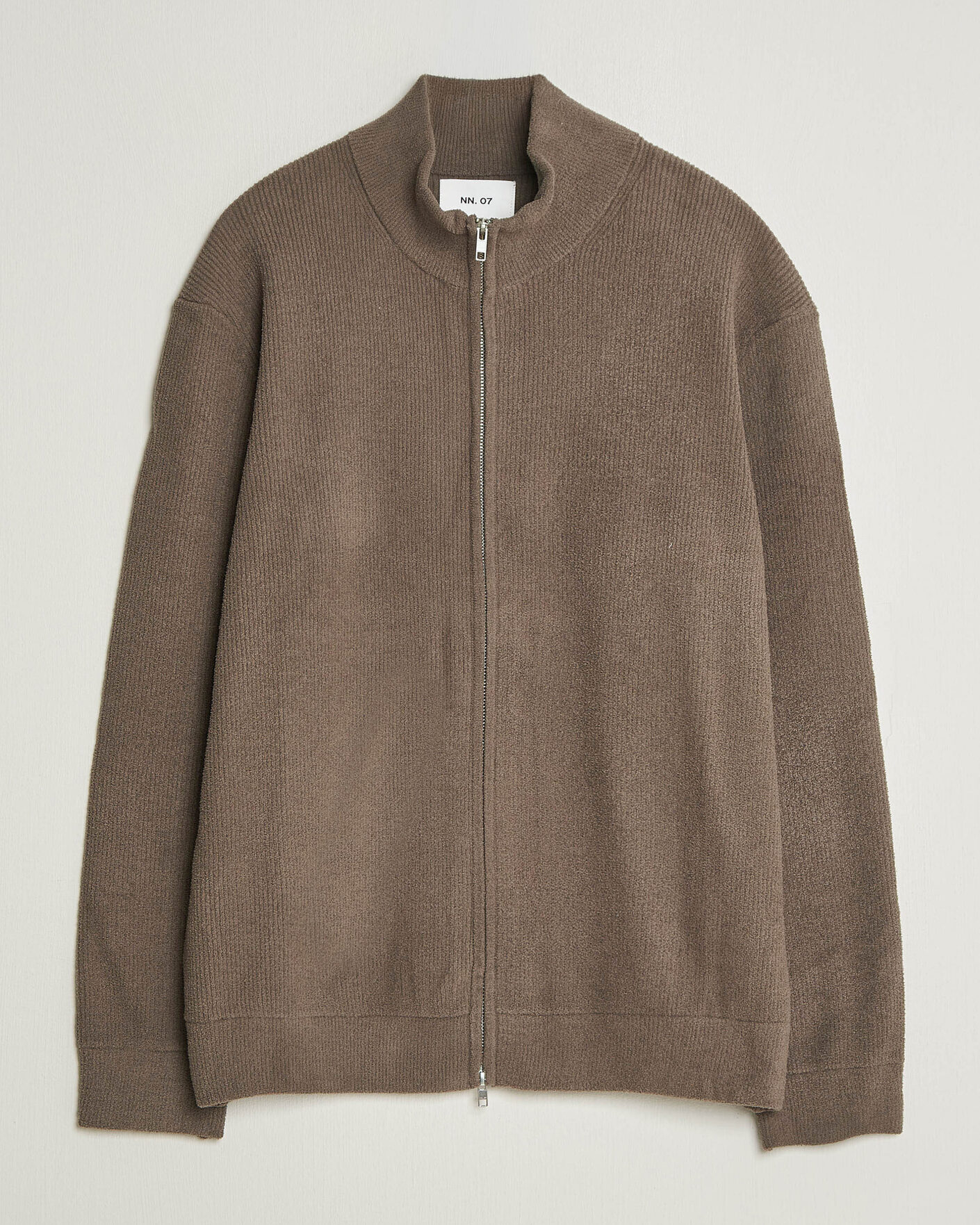 Homme | Pulls Et Tricots | NN07 | Danny Rib Knitted Full Zip Mable Husk