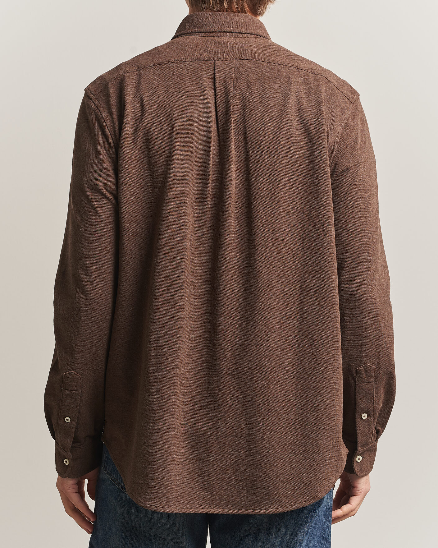 Homme | Polos | Polo Ralph Lauren | Featherweight Mesh Shirt Nutmeg Brown Heather
