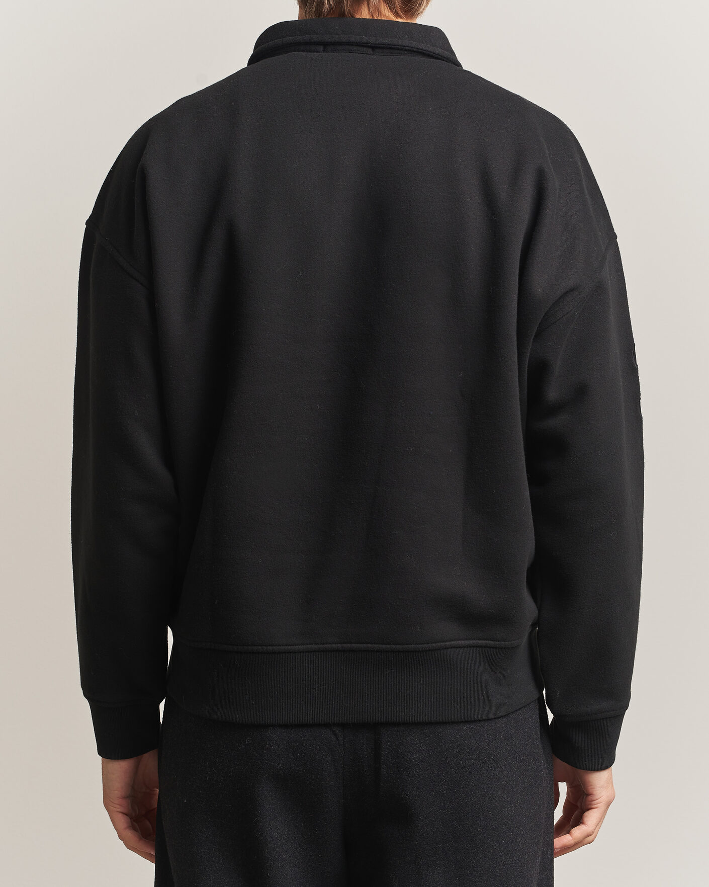 Homme | Pulls Et Tricots | Polo Ralph Lauren | Heavy Weight Half Zip Fleece Polo Black
