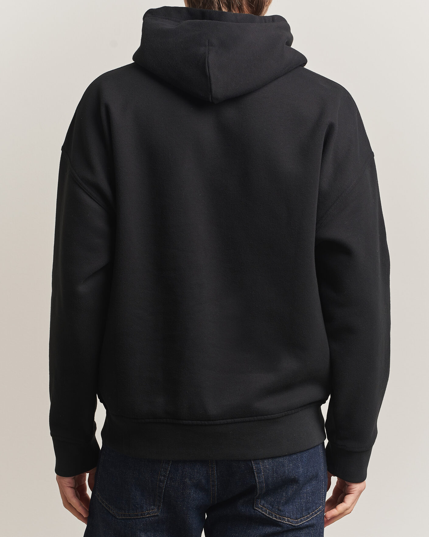 Homme | Pulls Et Tricots | Polo Ralph Lauren | Heavy Weight Tonal Pony Hoodie Polo Black
