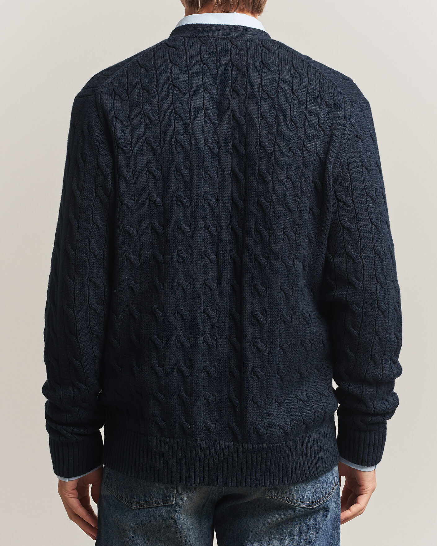 Homme | Pulls Et Tricots | Polo Ralph Lauren | Cotton Cable Cardigan Hunter Navy