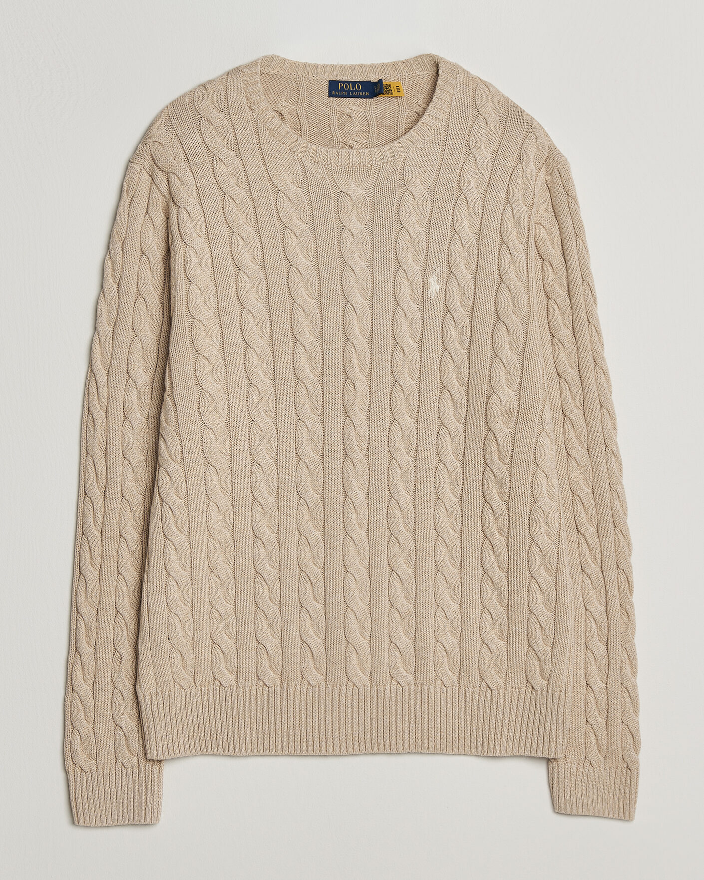 Homme | Pulls Et Tricots | Polo Ralph Lauren | Cotton Cable Pullover Jicama Brown Heather
