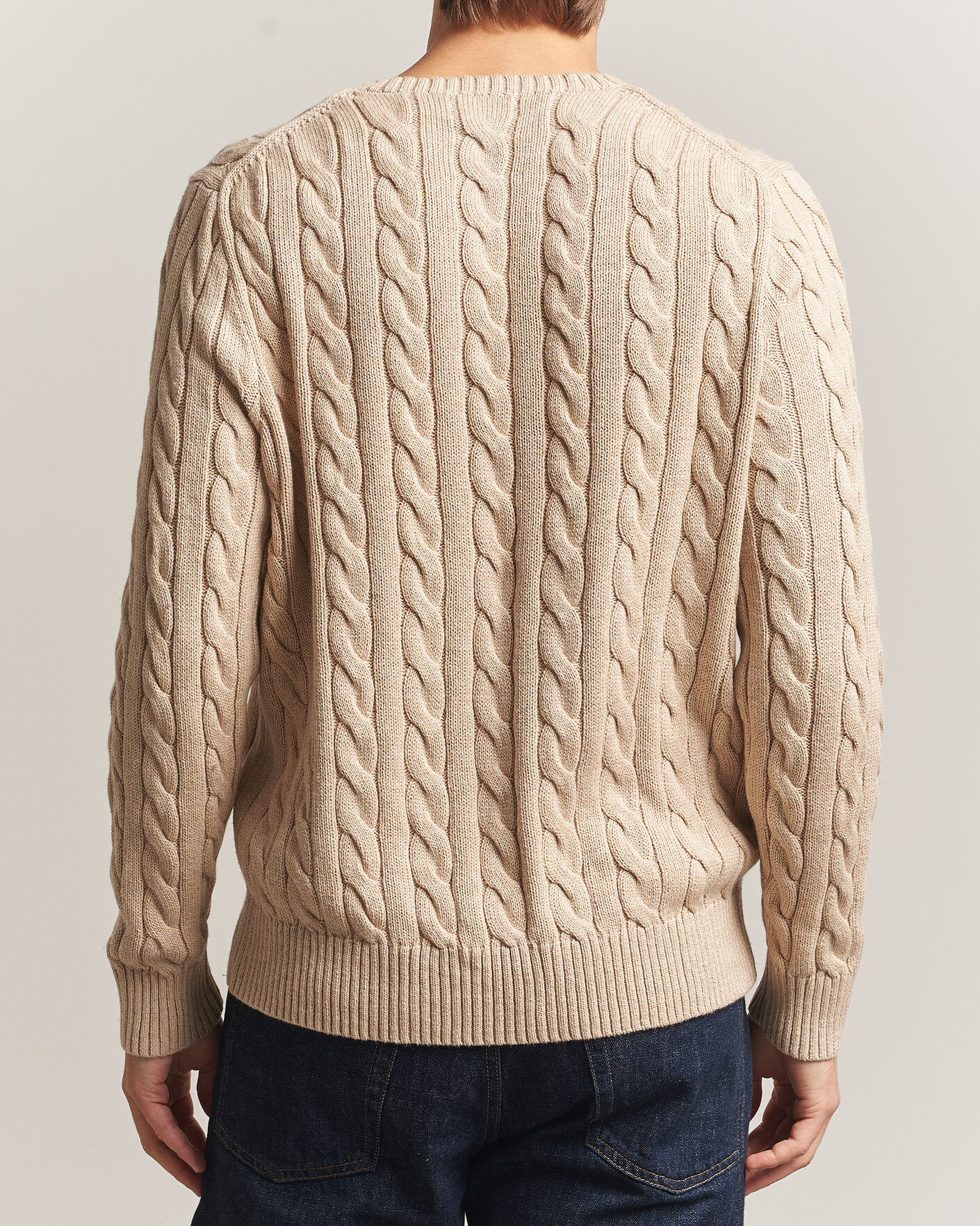 Homme | Pulls Et Tricots | Polo Ralph Lauren | Cotton Cable Pullover Jicama Brown Heather