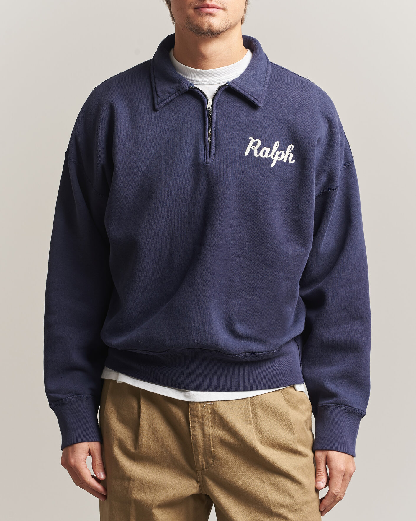 Homme | Pulls Et Tricots | Polo Ralph Lauren | Knit Half Zip Sweatshirt Dark Cobolt