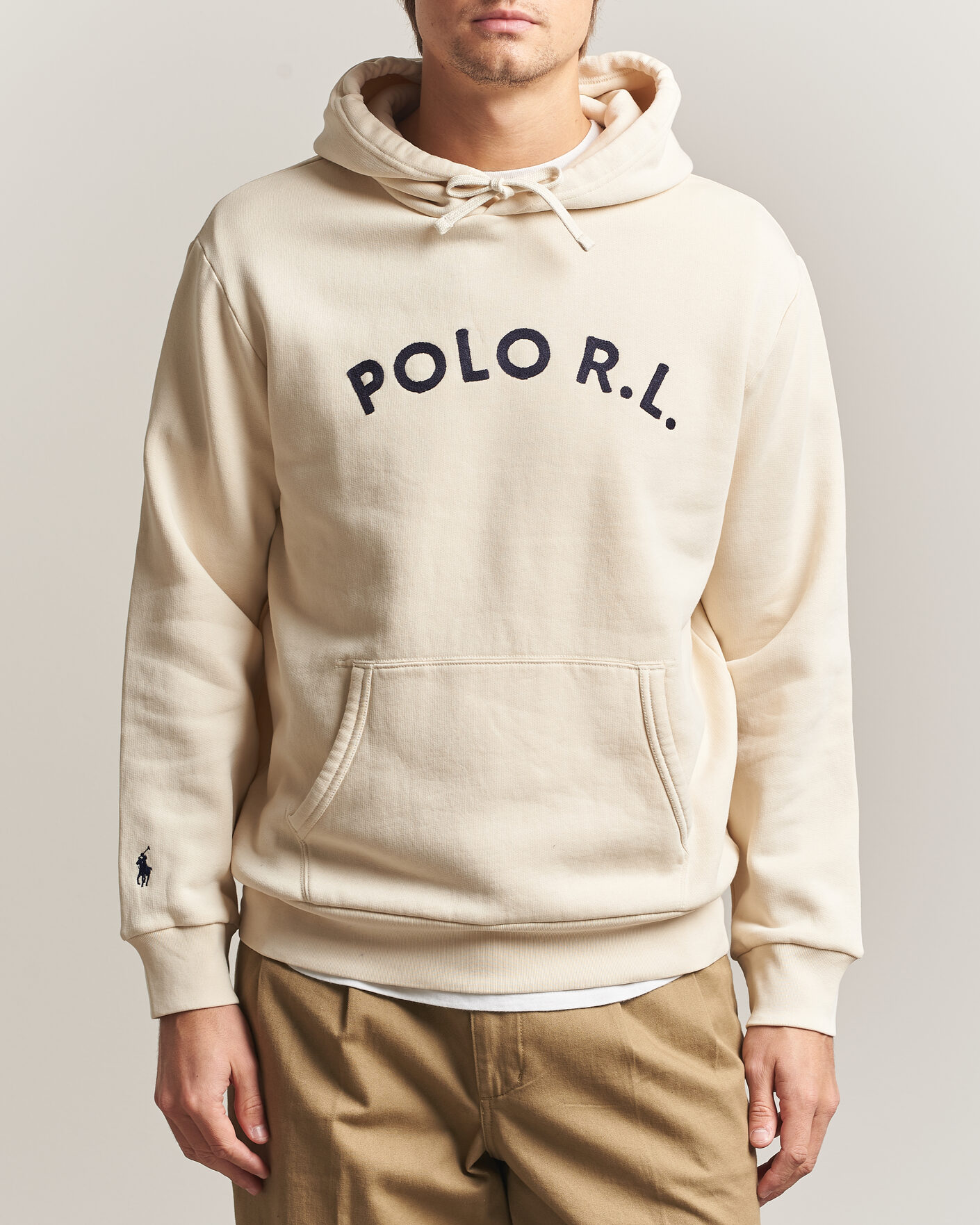 Homme | Pulls Et Tricots | Polo Ralph Lauren | Cotton Chest Logo Hood Andover Cream