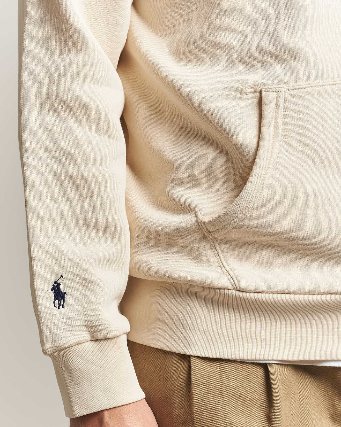 Homme | Pulls Et Tricots | Polo Ralph Lauren | Cotton Chest Logo Hood Andover Cream