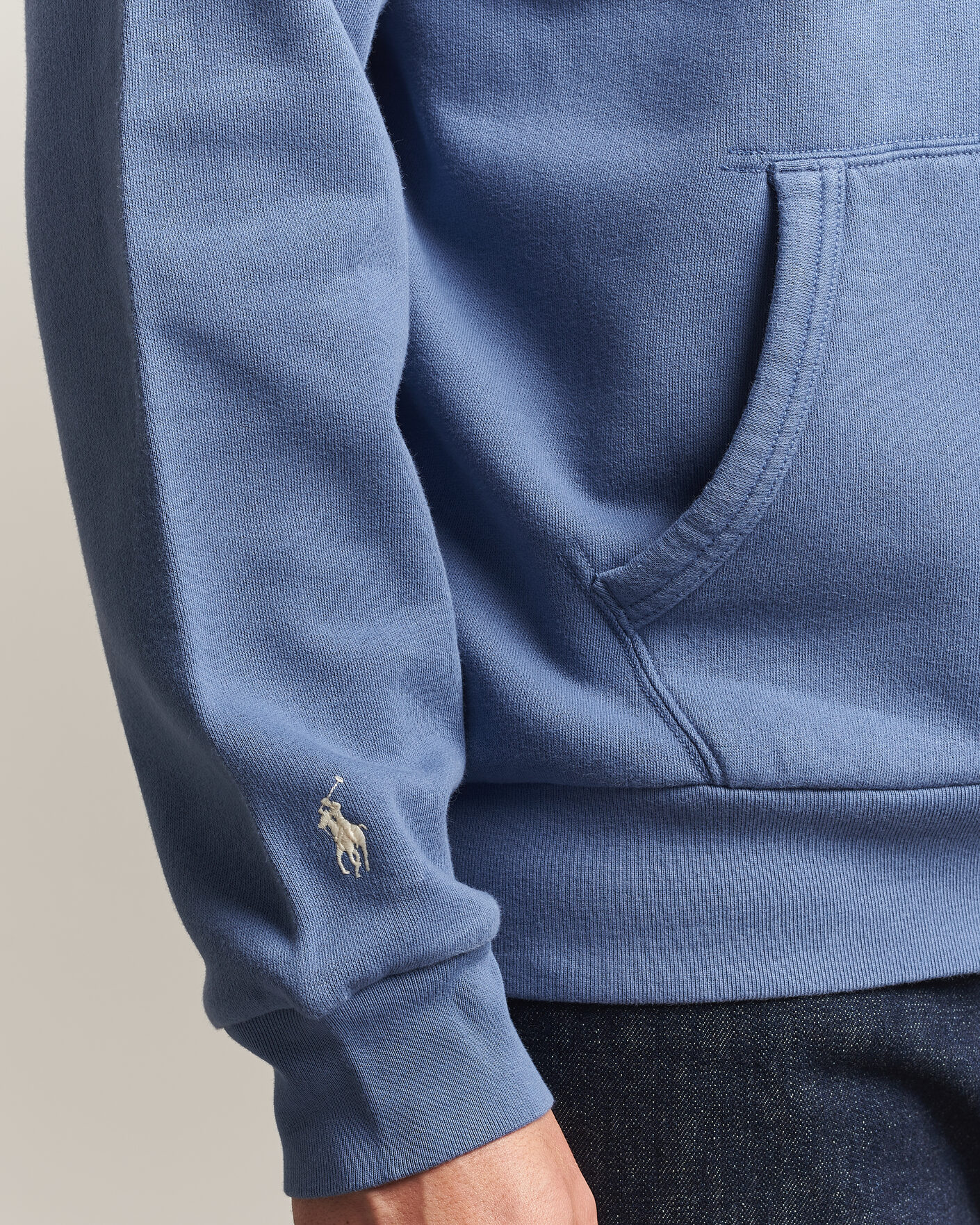 Homme | Pulls Et Tricots | Polo Ralph Lauren | Cotton Chest Logo Hood Carson Blue
