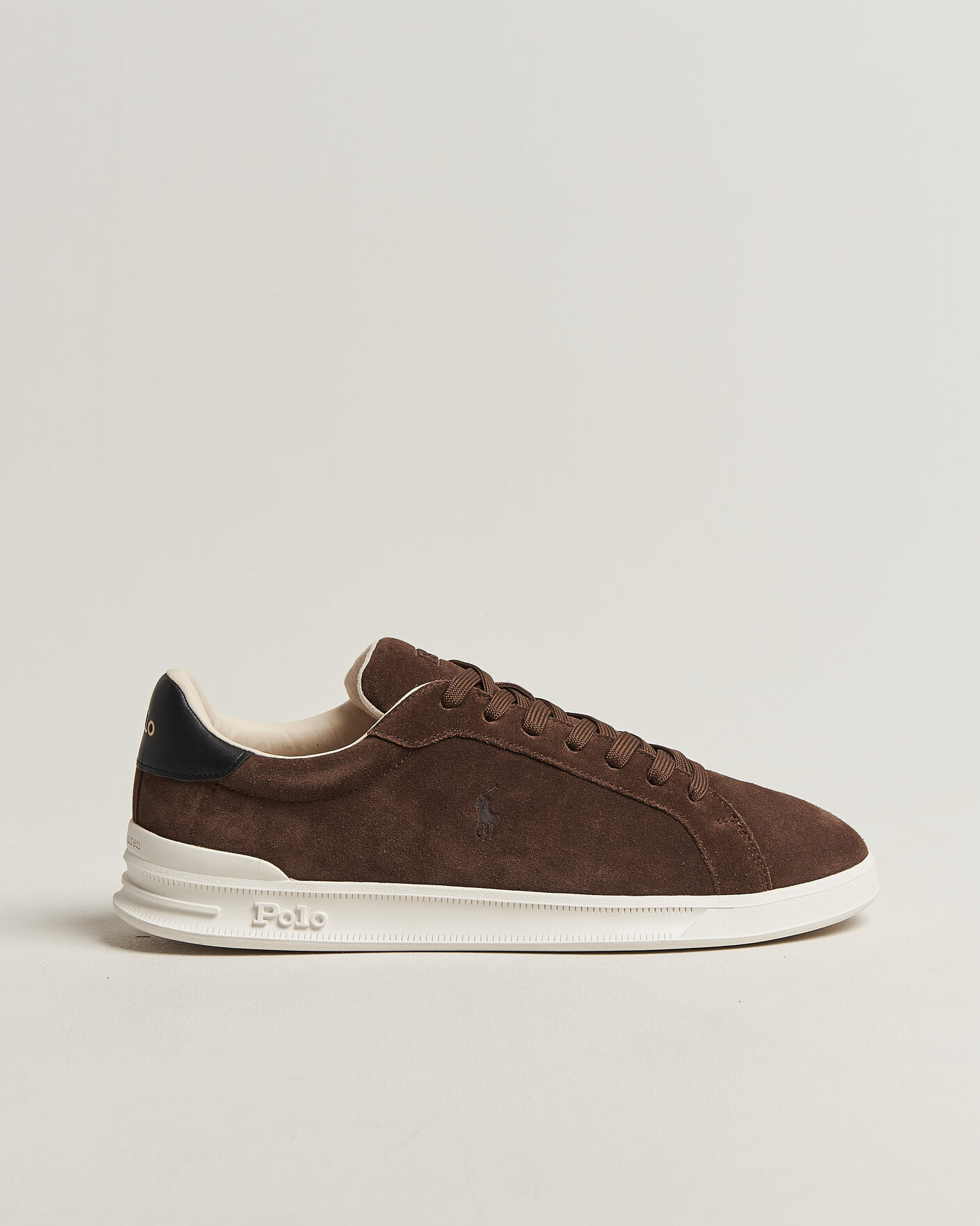 Homme | Baskets | Polo Ralph Lauren | Heritage Court II Sneaker Chocolate Brown