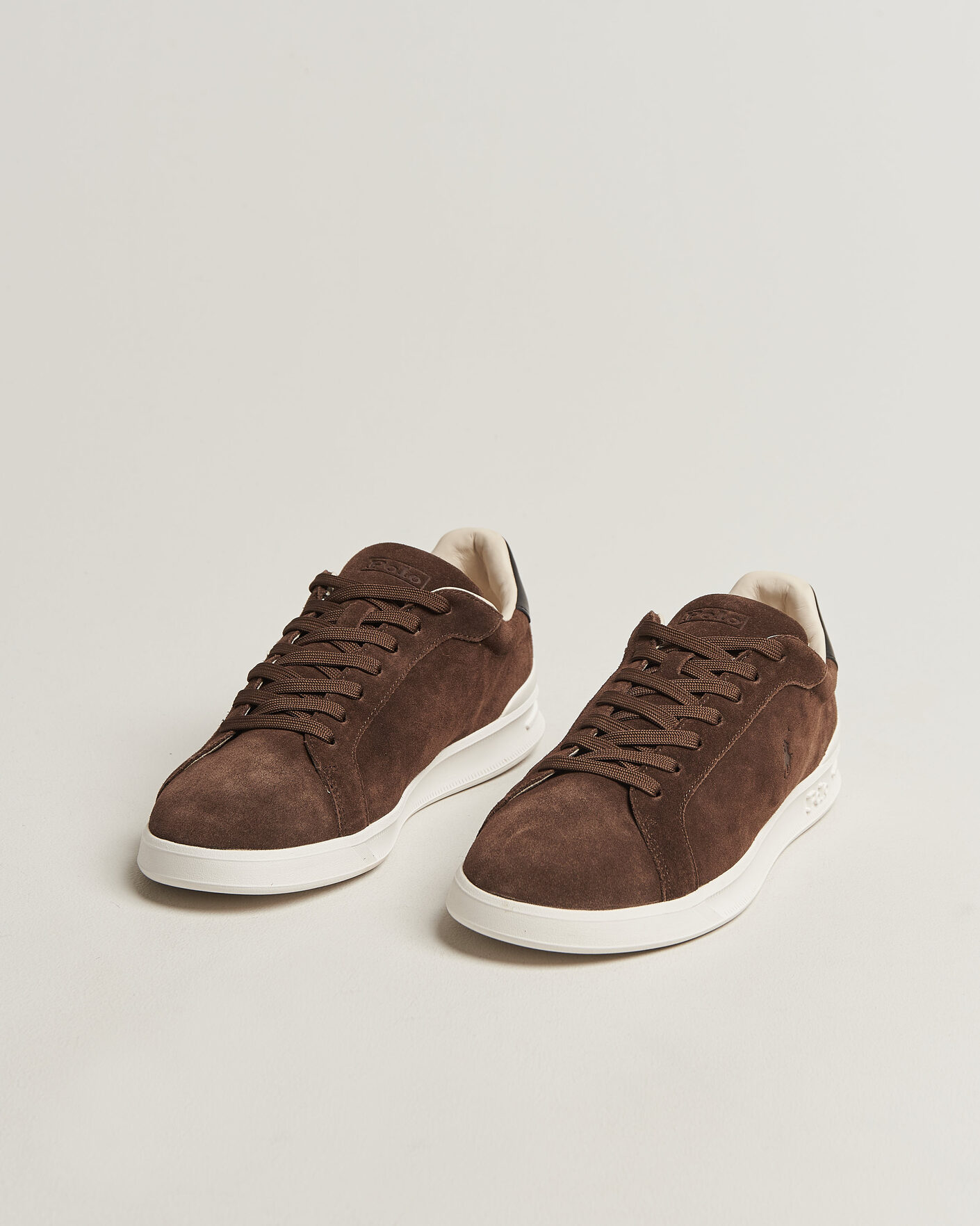 Homme | Baskets | Polo Ralph Lauren | Heritage Court II Sneaker Chocolate Brown