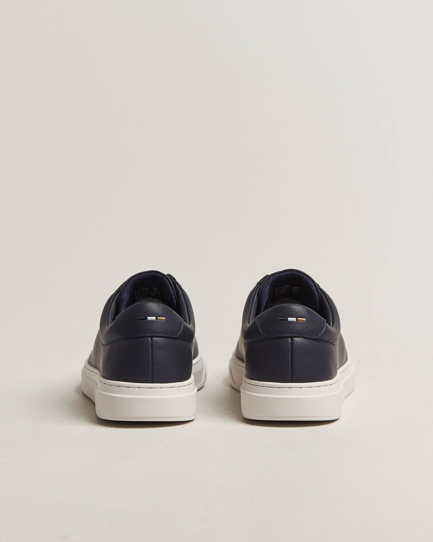 Homme | Baskets | BOSS BLACK | Kieran Leather Sneaker Dark Blue