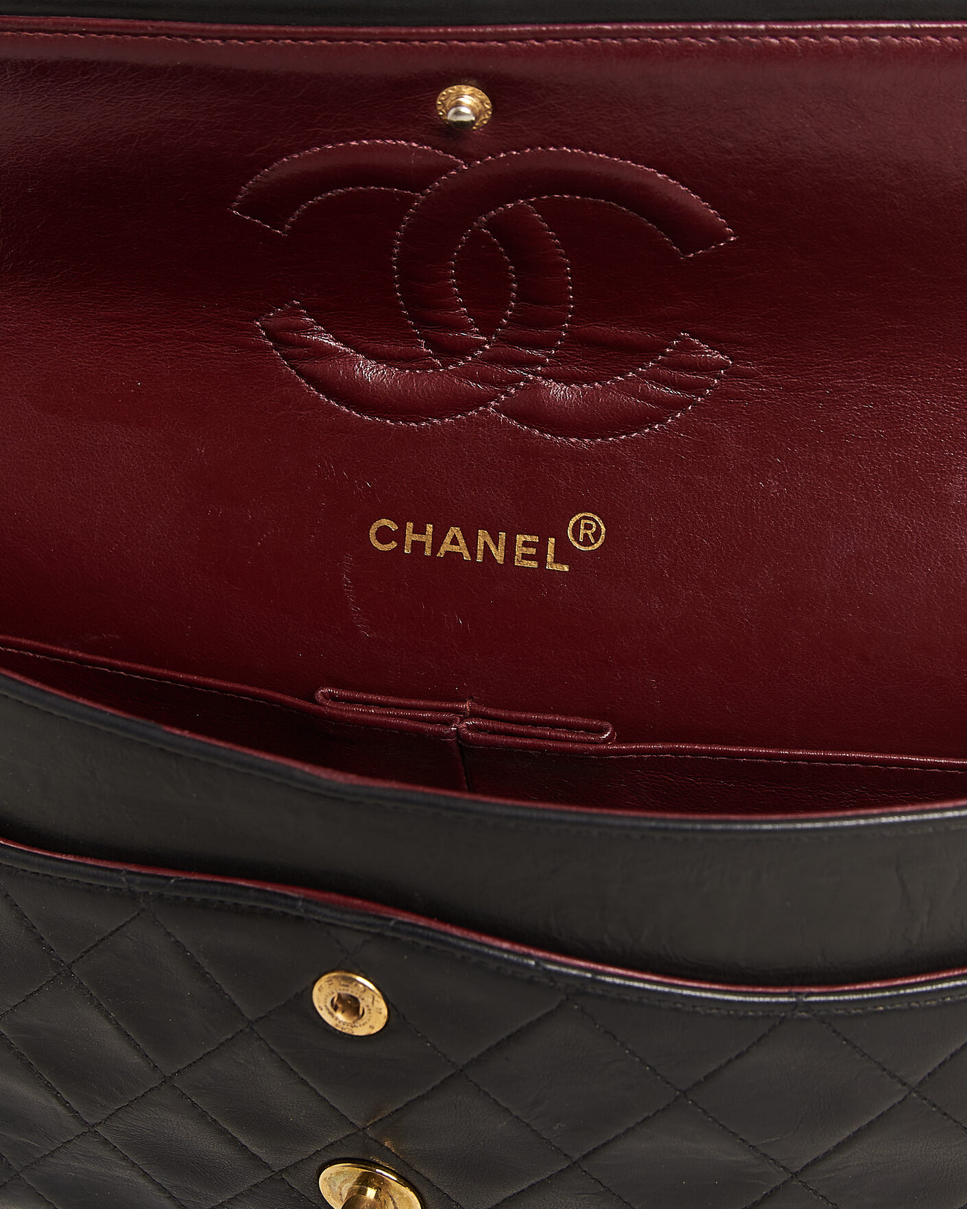 Homme | Pre-Owned & Vintage Bags | Louis Vuitton Pre-Owned | Chanel Pre-Owned Classic Medium Double Flap Bag Lambskin Black