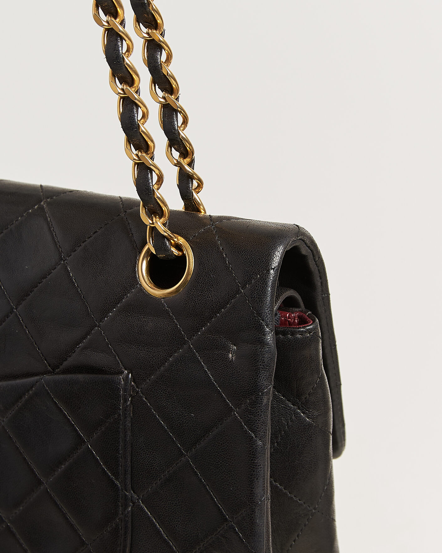 Homme | Pre-Owned & Vintage Bags | Louis Vuitton Pre-Owned | Chanel Pre-Owned Classic Medium Double Flap Bag Lambskin Black