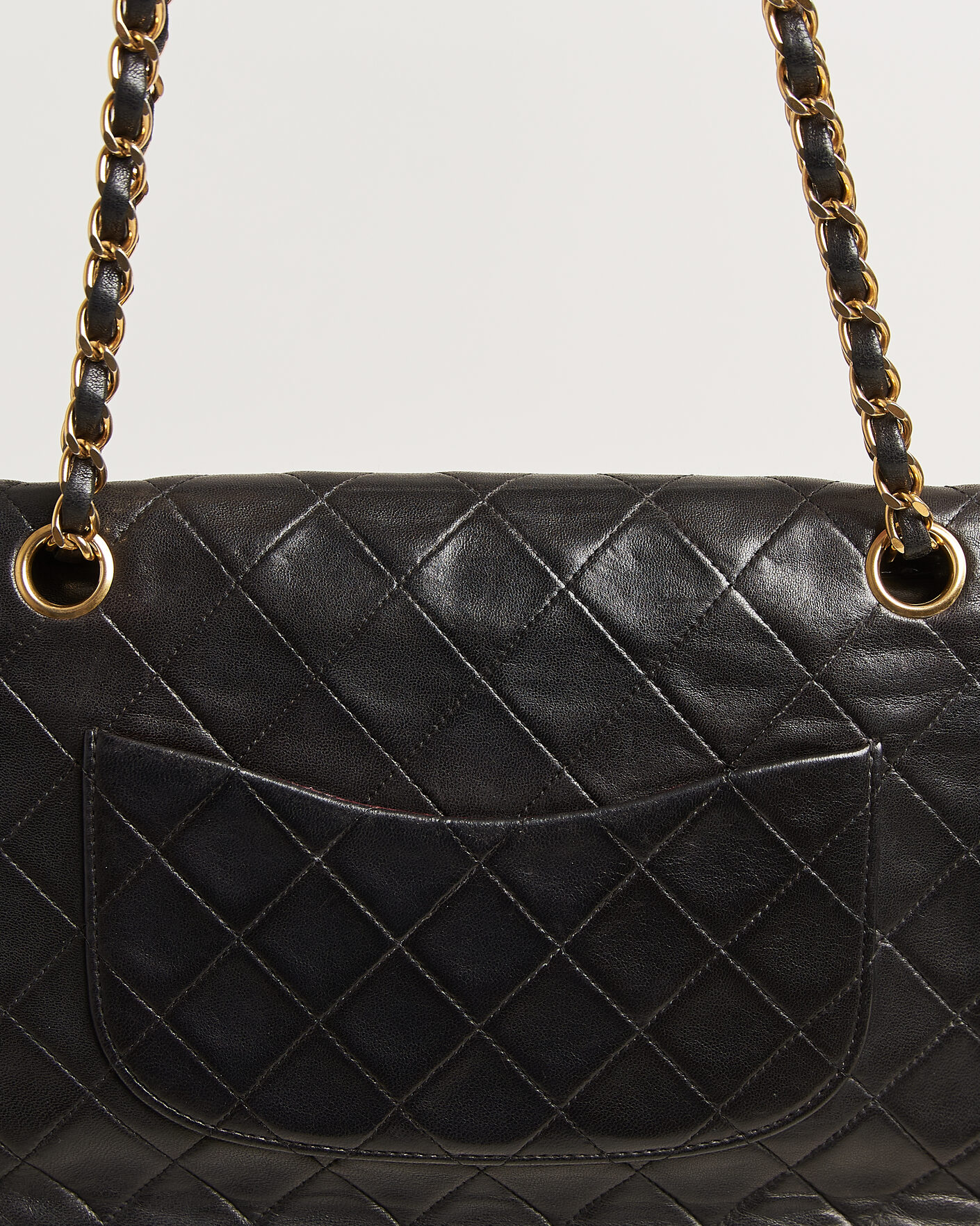 Homme | Pre-Owned & Vintage Bags | Louis Vuitton Pre-Owned | Chanel Pre-Owned Classic Medium Double Flap Bag Lambskin Black