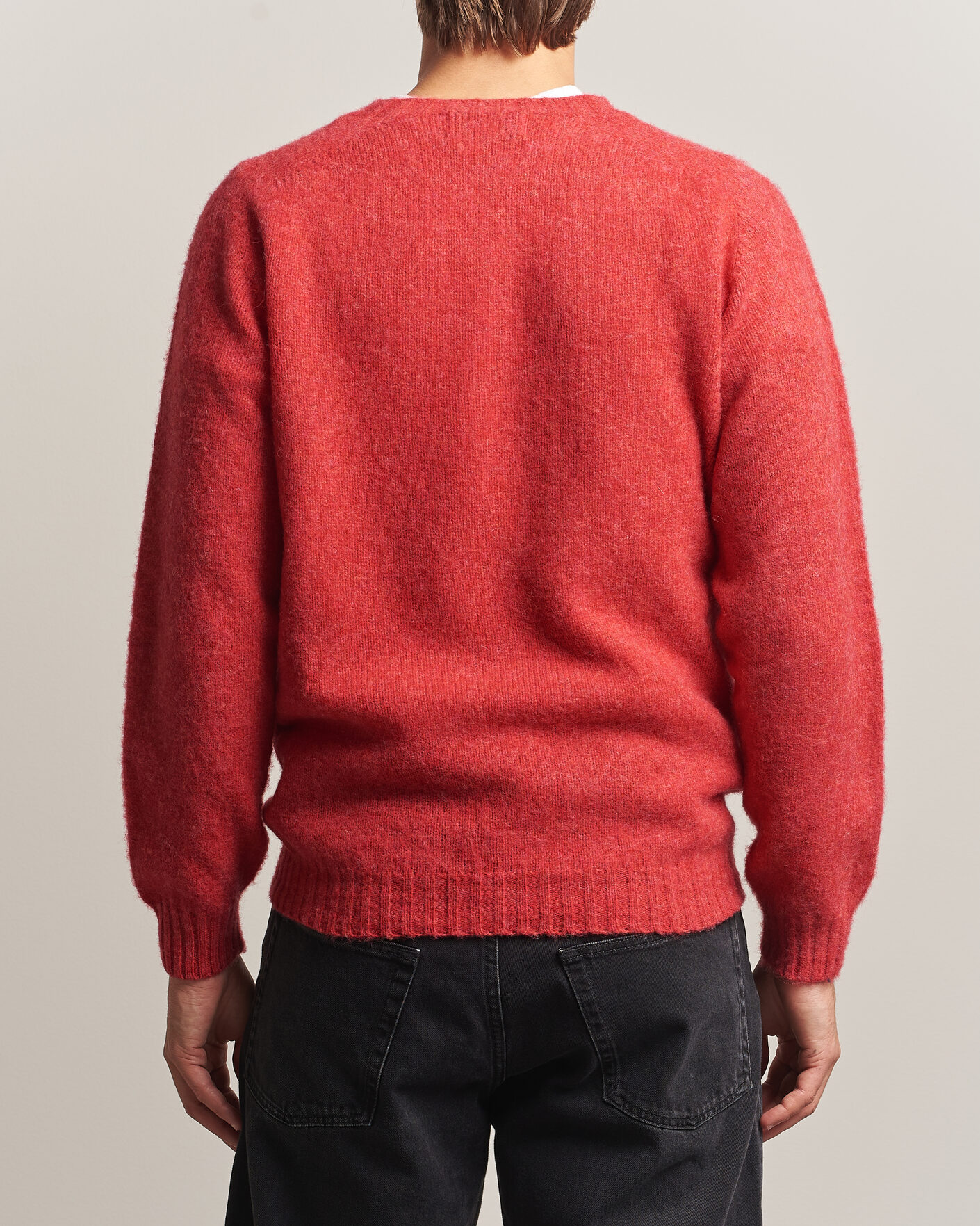 Homme | Pulls Et Tricots | Harley Of Scotland | Brushed Supersoft Lambswool Crewneck Damask