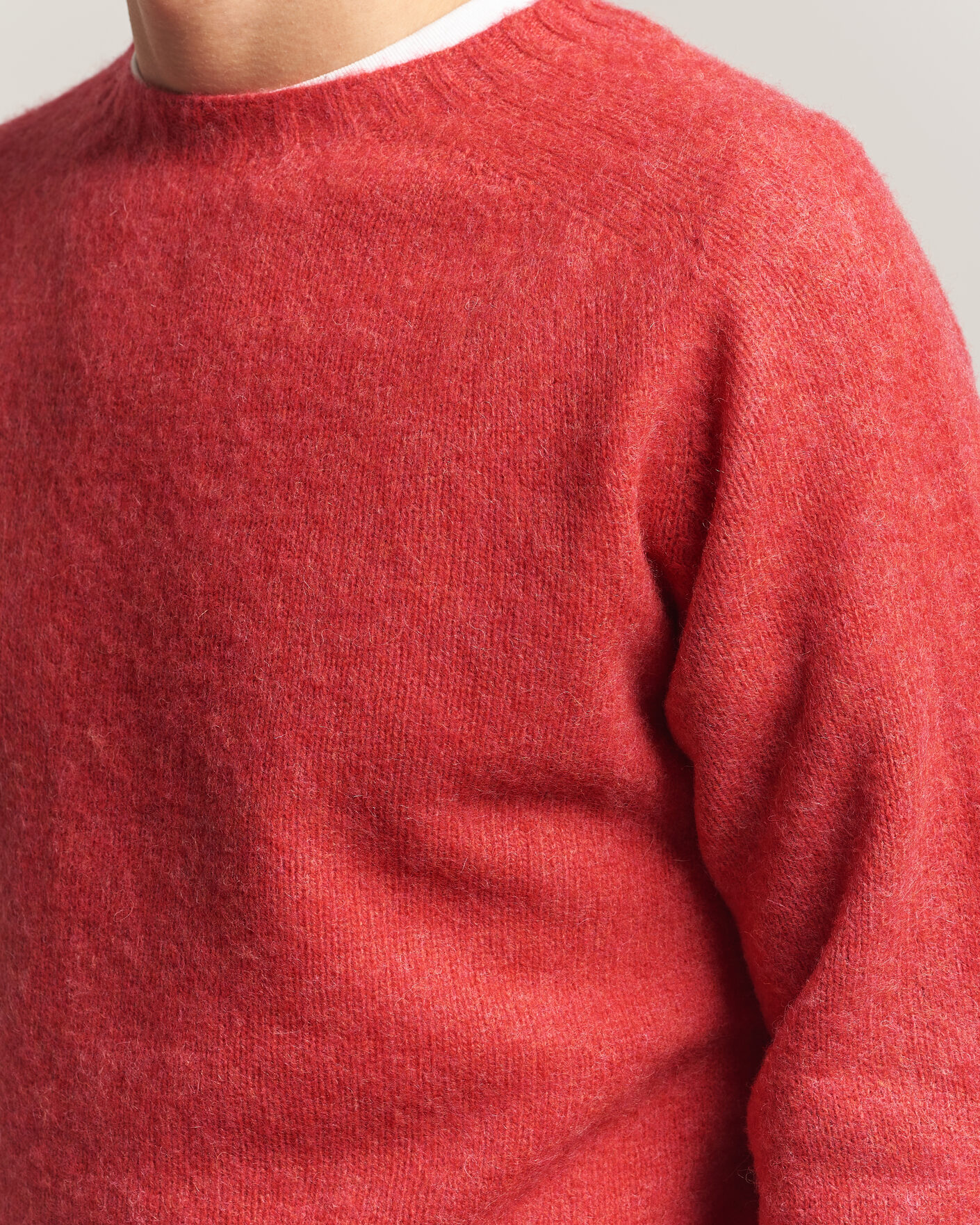 Homme | Pulls Et Tricots | Harley Of Scotland | Brushed Supersoft Lambswool Crewneck Damask