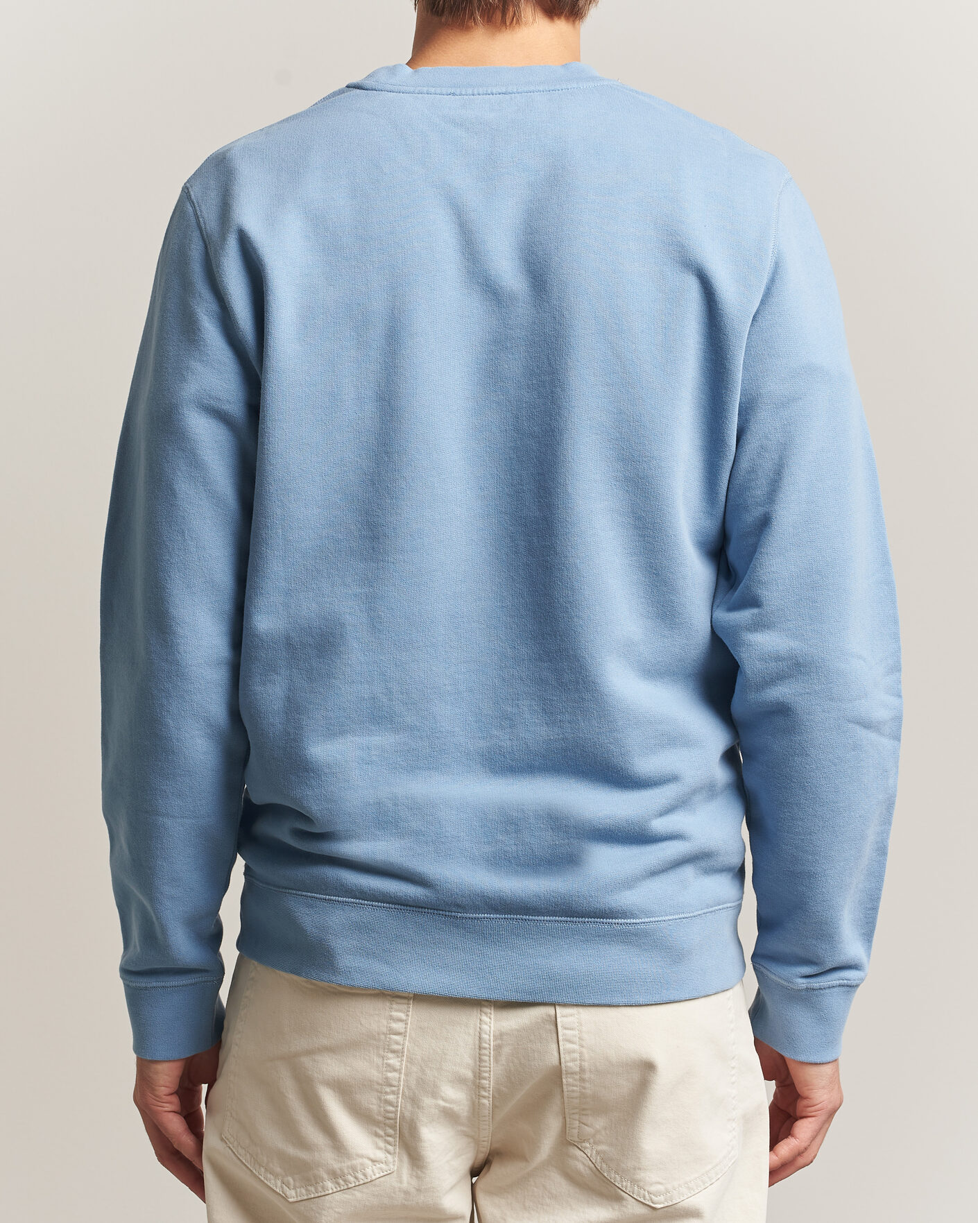 Homme | Pulls Et Tricots | Sunspel | Loopback Sweatshirt Studio Blue