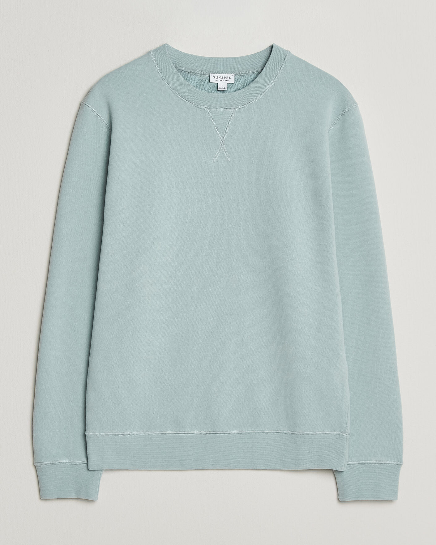 Homme | Pulls Et Tricots | Sunspel | Loopback Sweatshirt Light Green