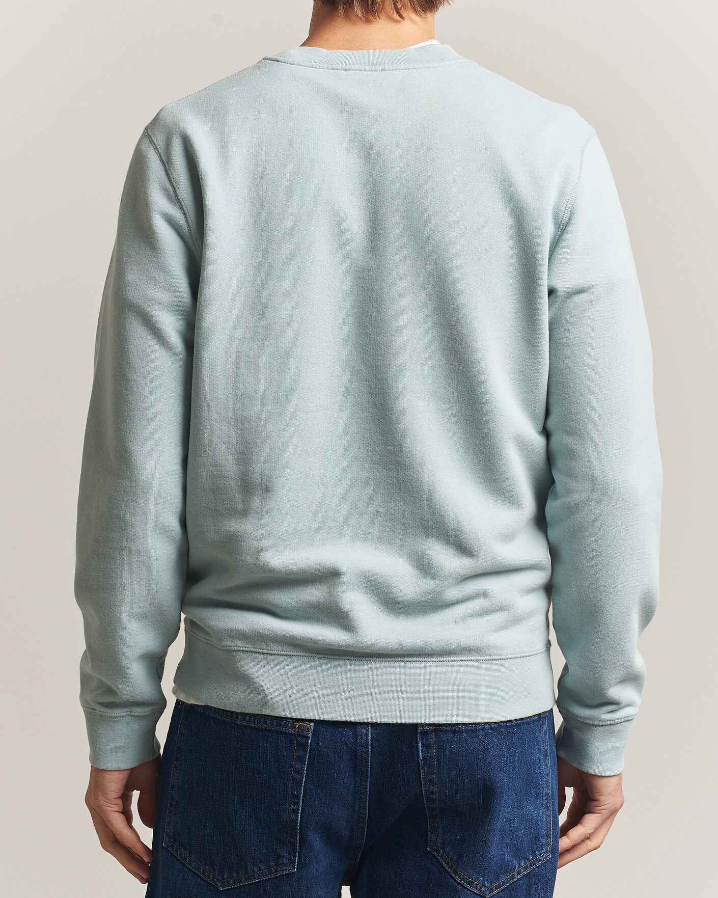 Homme | Pulls Et Tricots | Sunspel | Loopback Sweatshirt Light Green