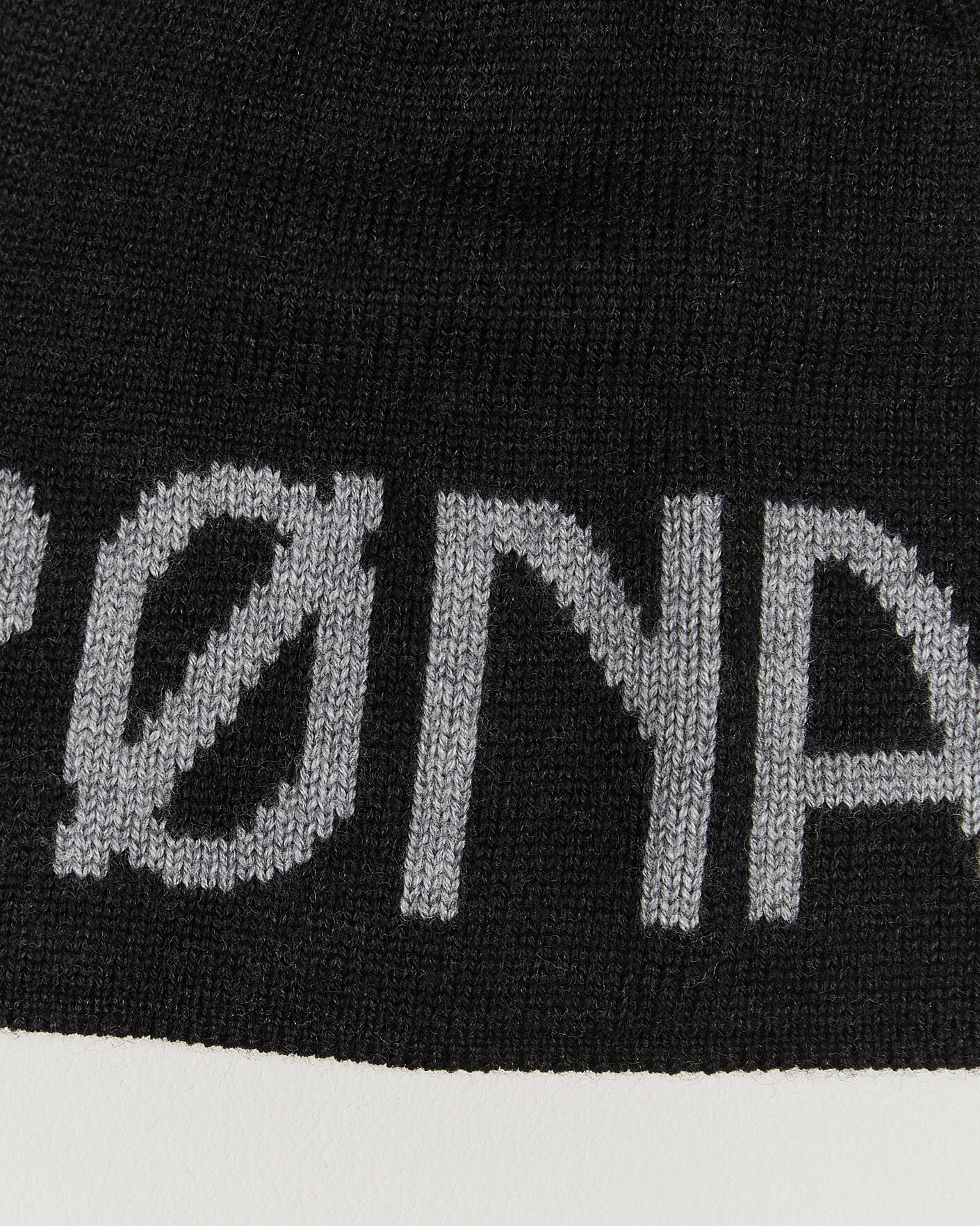 Homme | Bonnets | Norrøna | Mid Merino Wool Logo Beanie Caviar Melange