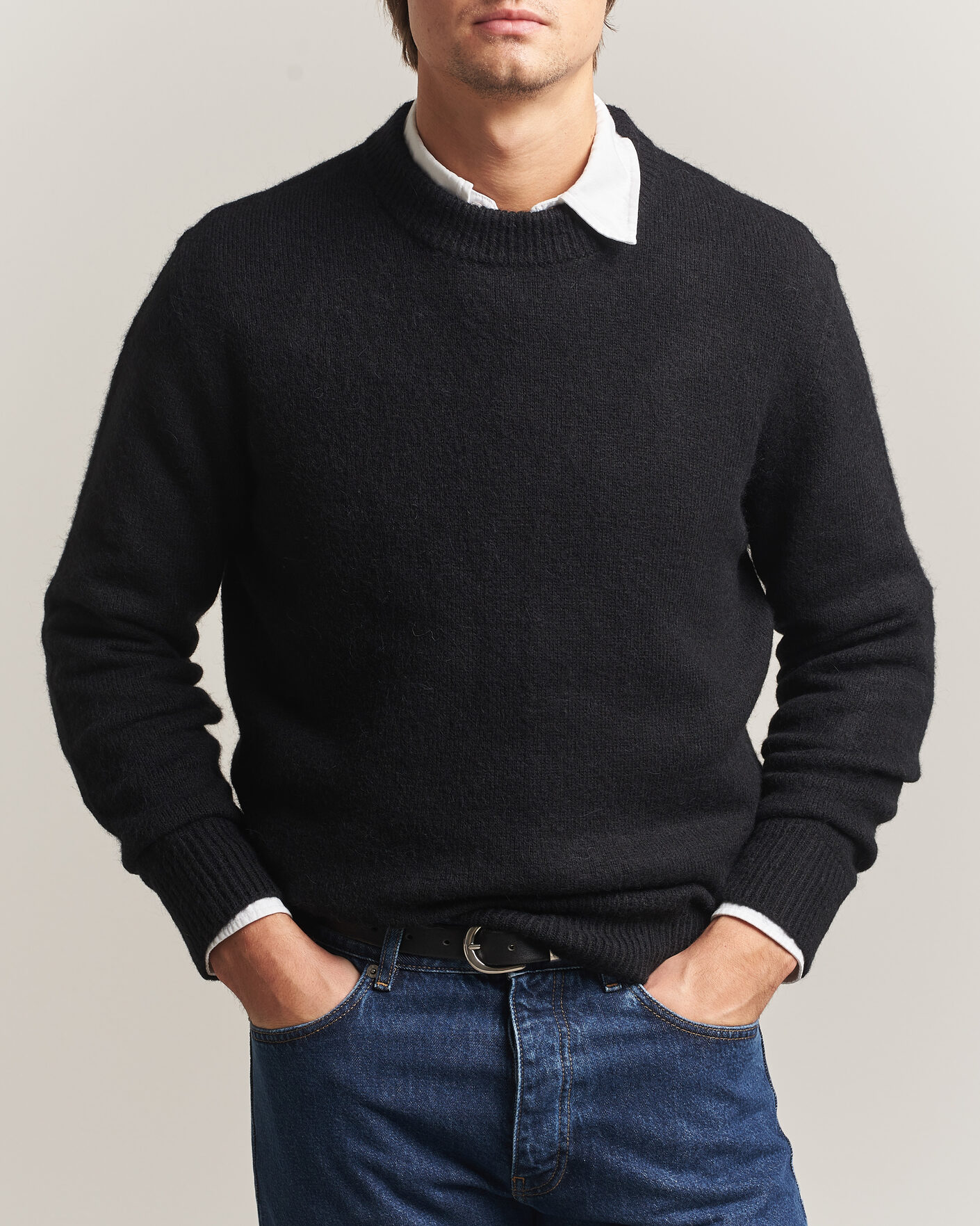 Homme | Pulls Et Tricots | Sunflower | Moon Alpaca Sweater Black