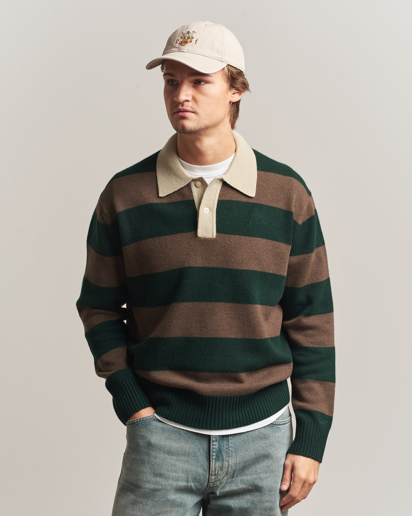 Homme | Bobs Et Casquettes | Forét | Vase Washed Cap Khaki