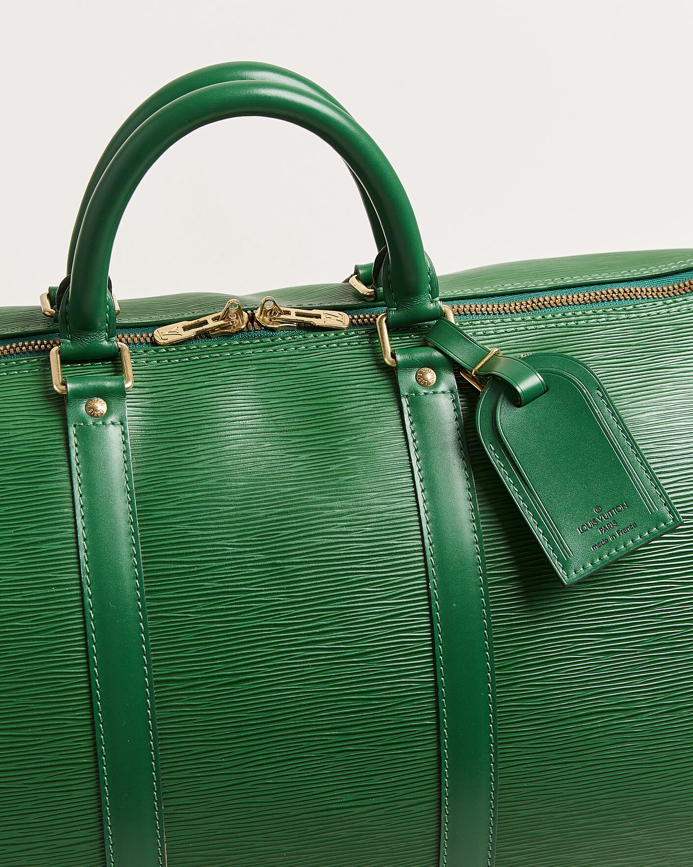 Homme | Pre-Owned & Vintage Bags | Louis Vuitton Pre-Owned | Keepall 55 Epi Leather Green