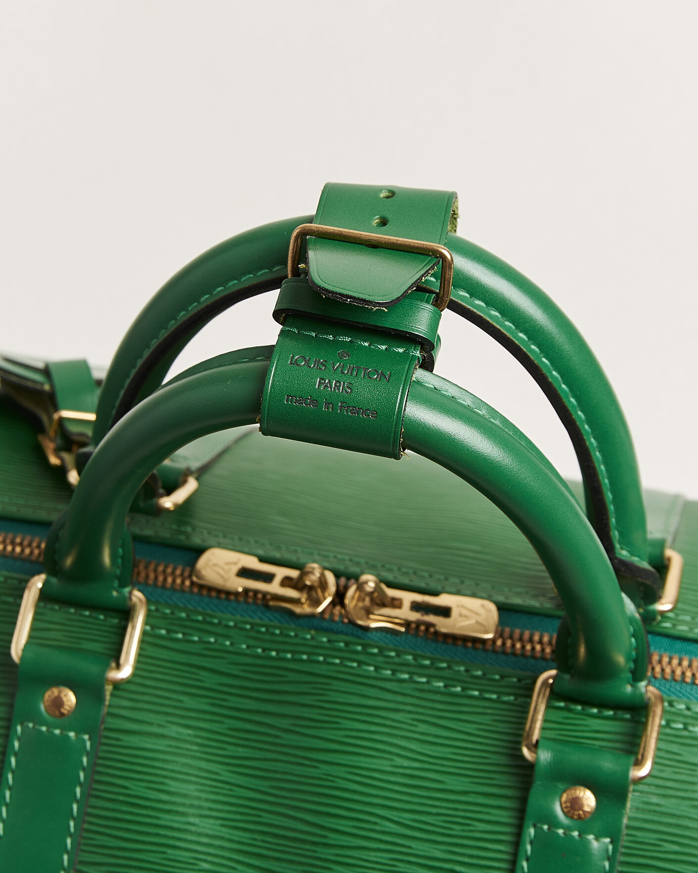 Homme | Pre-Owned & Vintage Bags | Louis Vuitton Pre-Owned | Keepall 55 Epi Leather Green