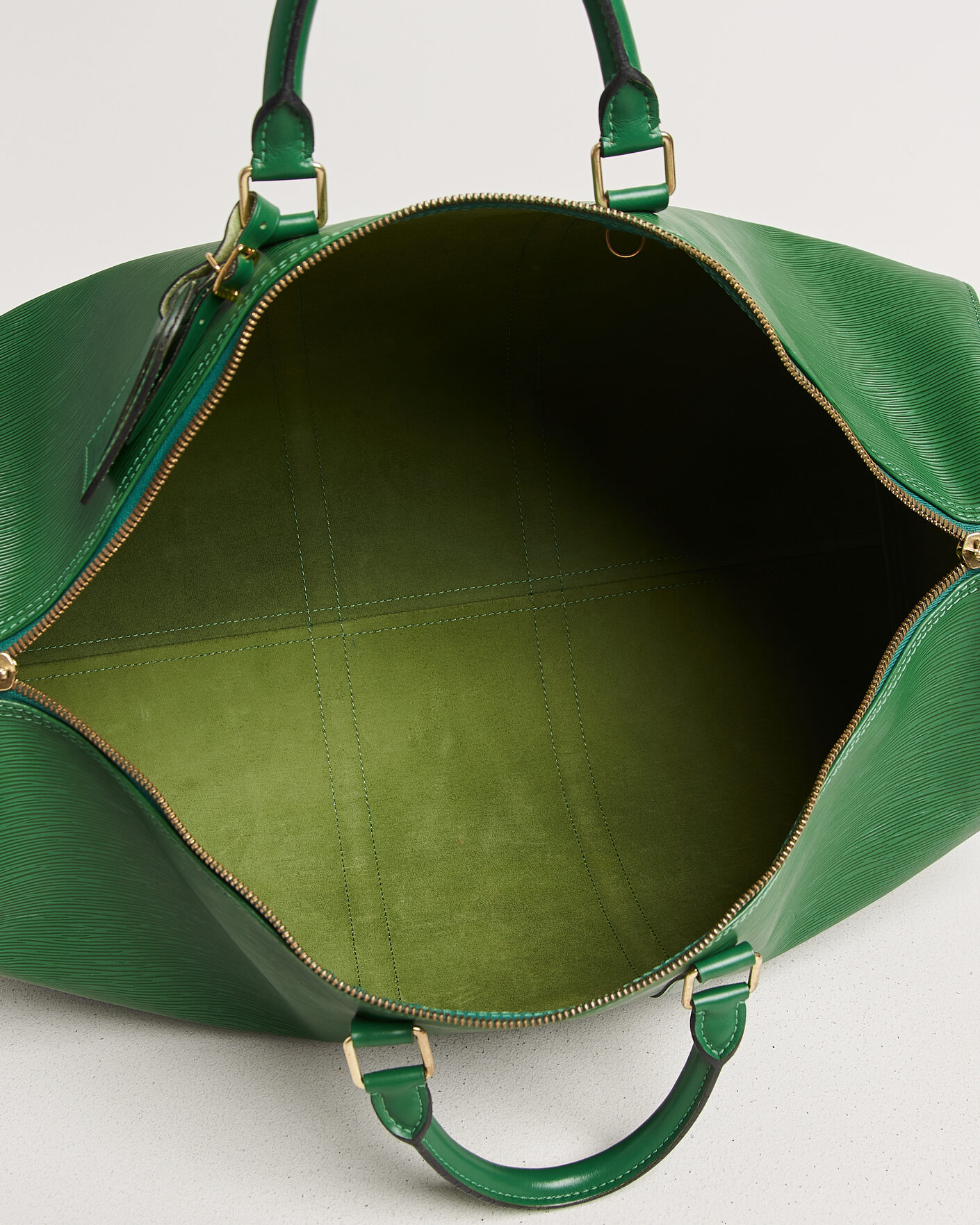 Homme | Pre-Owned & Vintage Bags | Louis Vuitton Pre-Owned | Keepall 55 Epi Leather Green