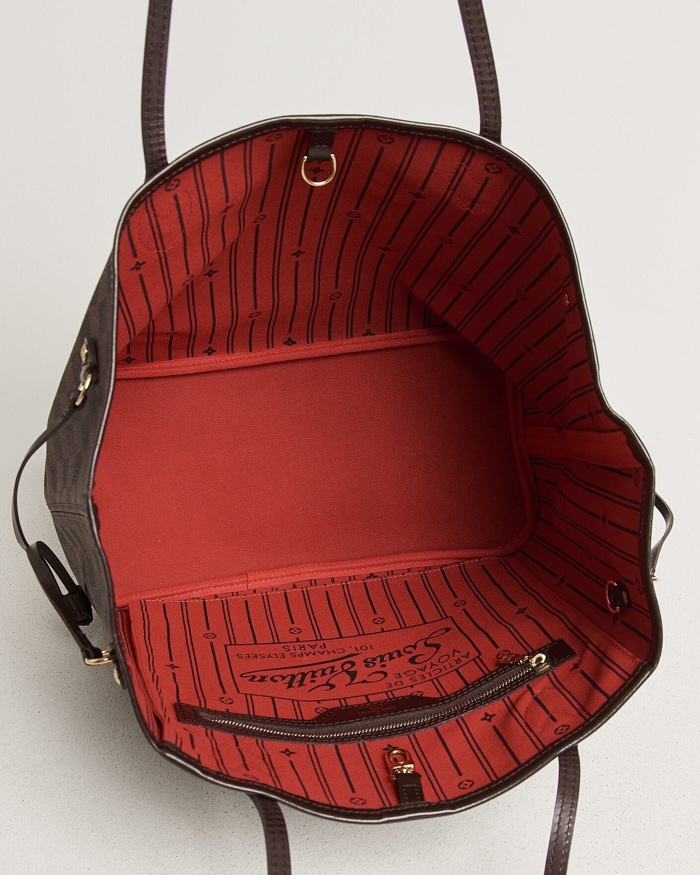 Homme | Pre-Owned & Vintage Bags | Louis Vuitton Pre-Owned | Neverfull MM Damier Ebene