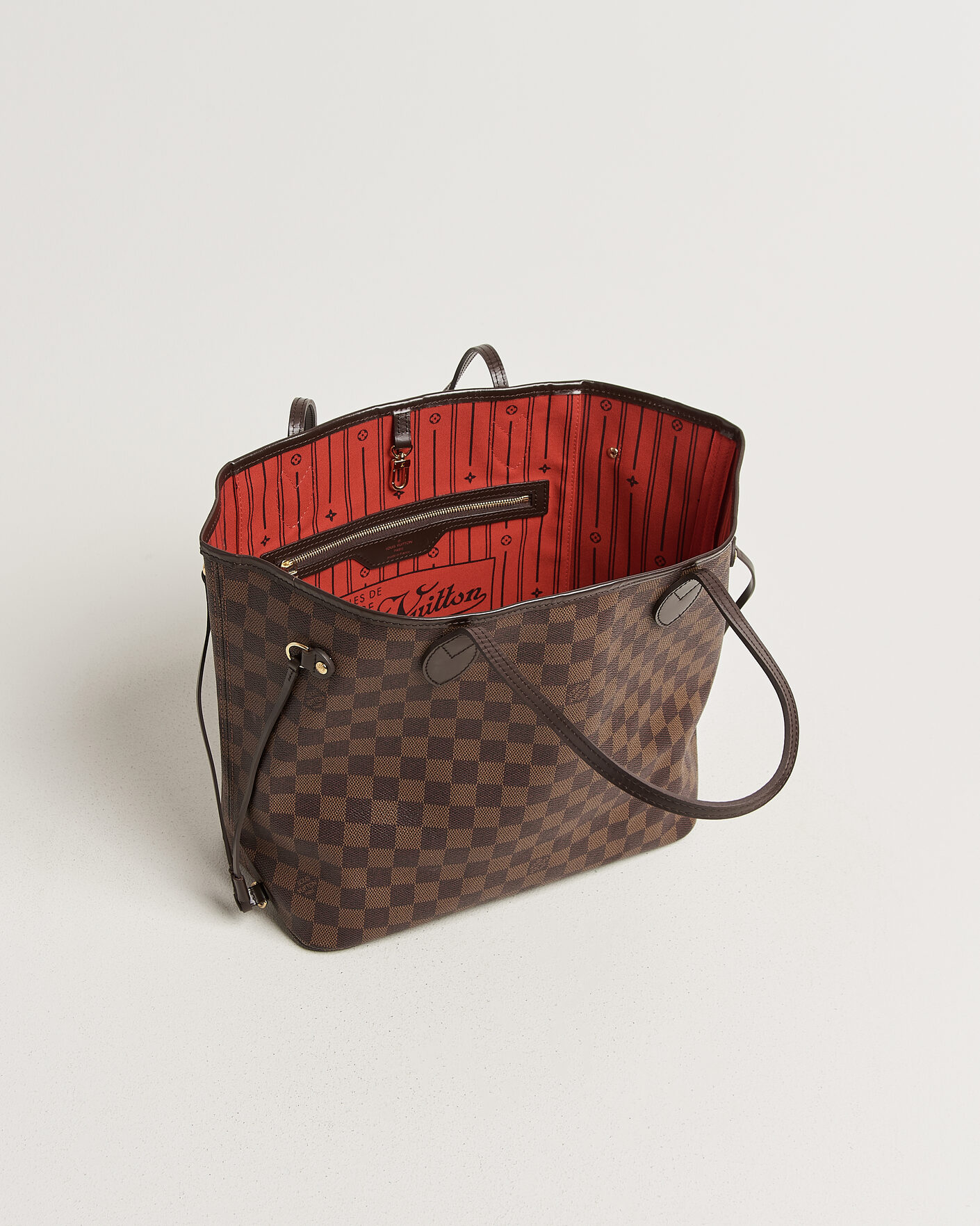 Homme | Pre-Owned & Vintage Bags | Louis Vuitton Pre-Owned | Neverfull MM Damier Ebene