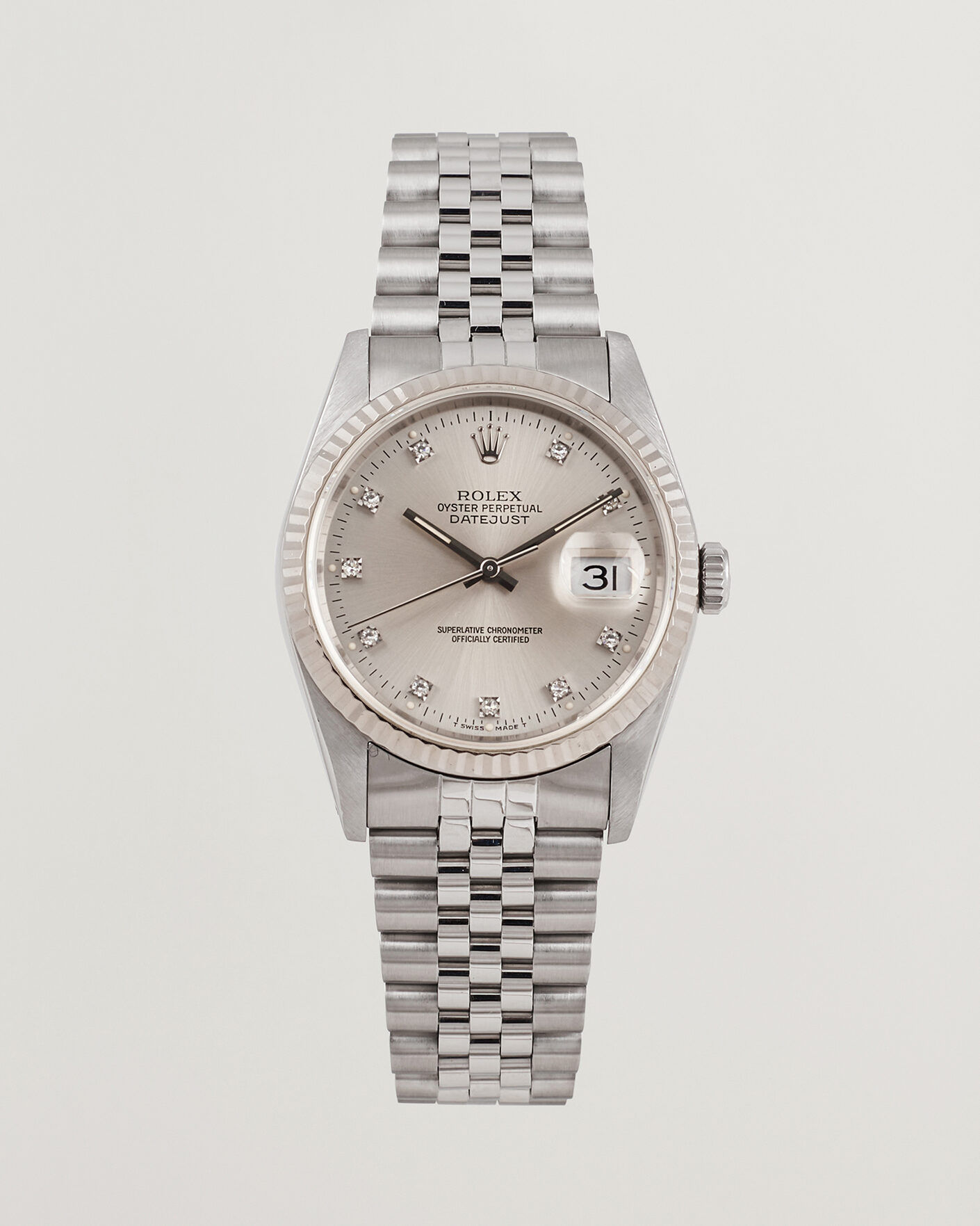 Homme | Pre-Owned & Vintage Watches | Rolex Pre-Owned | Datejust 36 Diamant