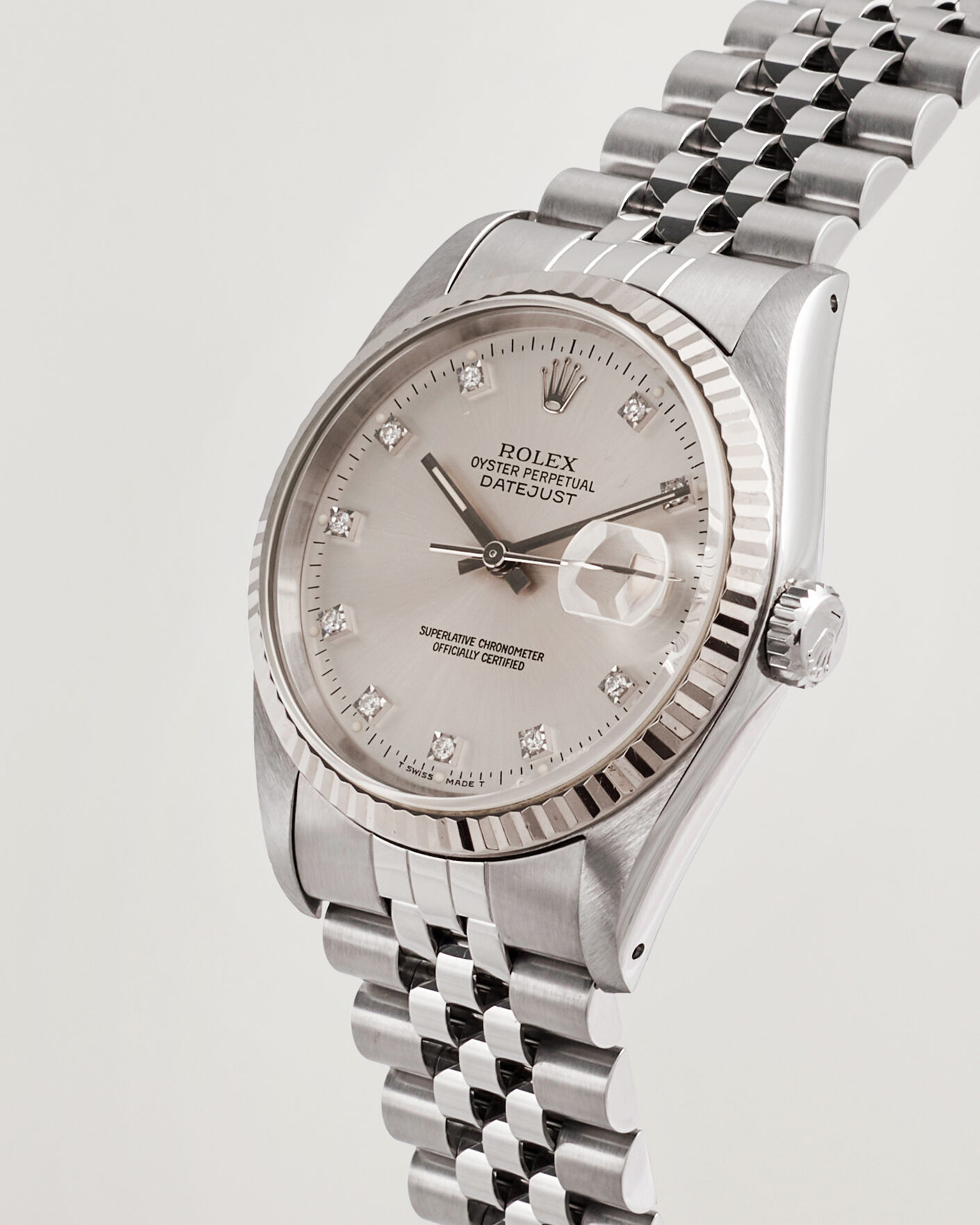 Homme | Pre-Owned & Vintage Watches | Rolex Pre-Owned | Datejust 36 Diamant