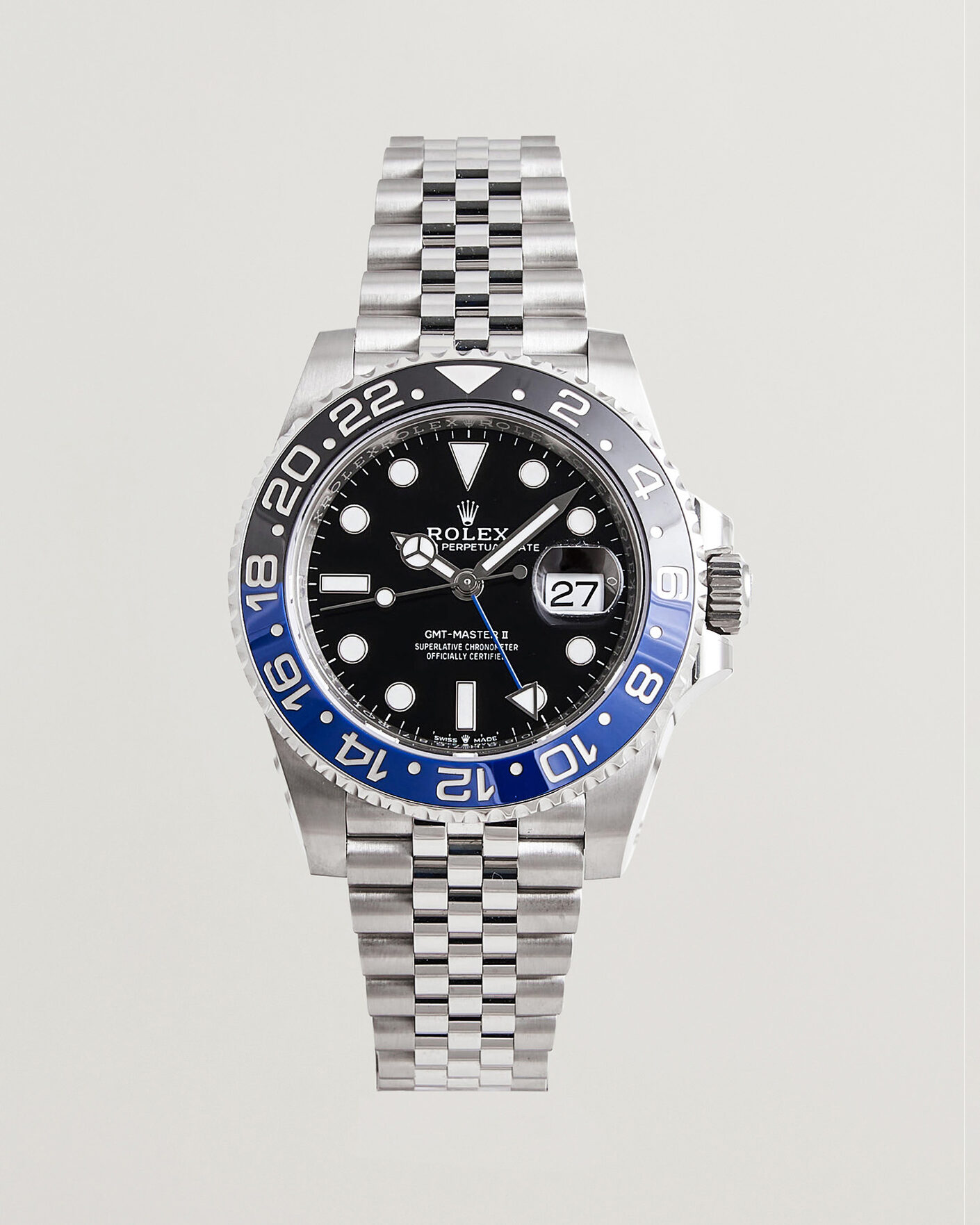 Homme | Pre-Owned & Vintage Watches | Rolex Pre-Owned | GMT-Master II Batgirl 